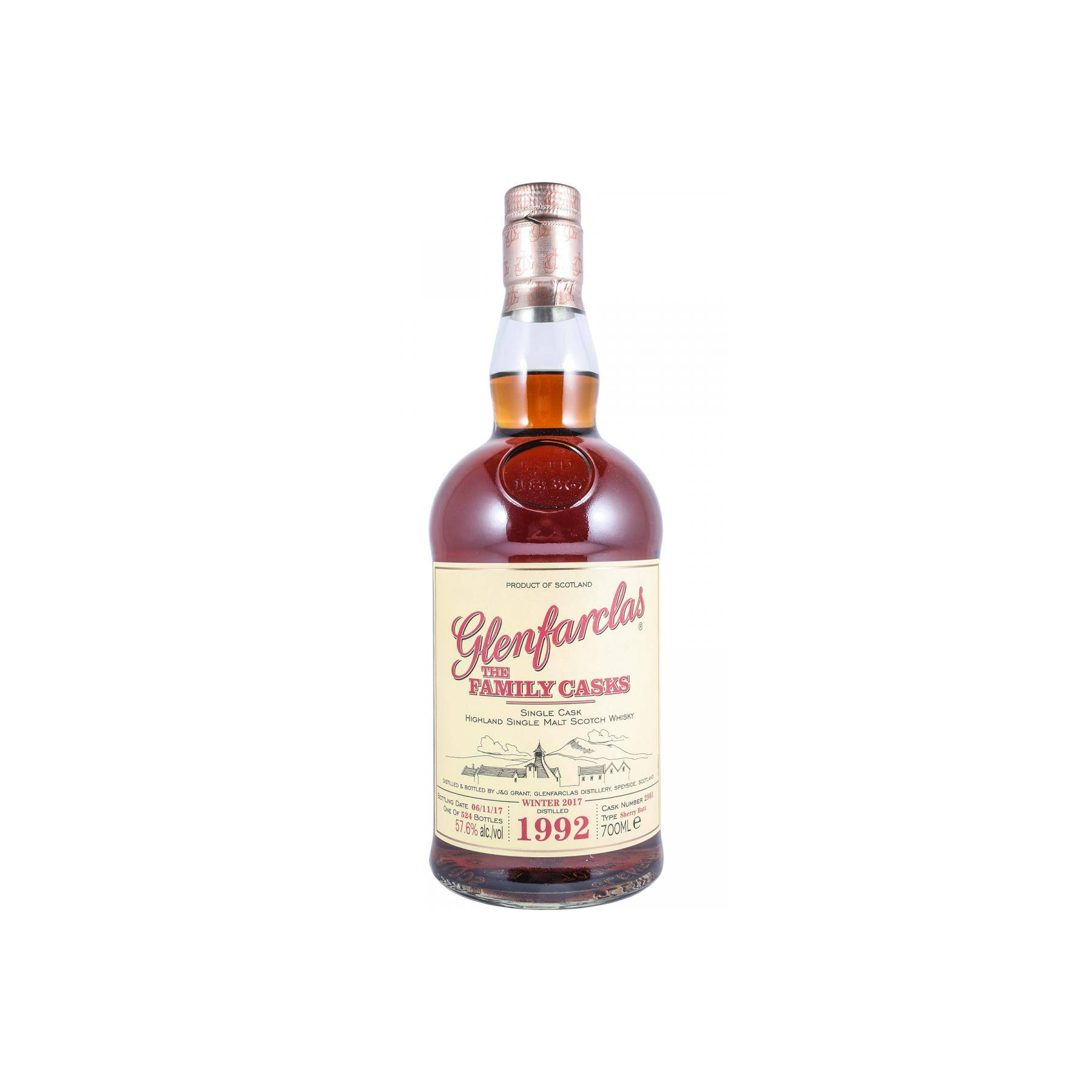 Glenfarclas 1992 25 Years Single Malt Whisky