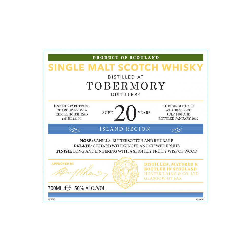 Tobermory Old Malt Cask 1996 20 Years Single Malt Whisky 2