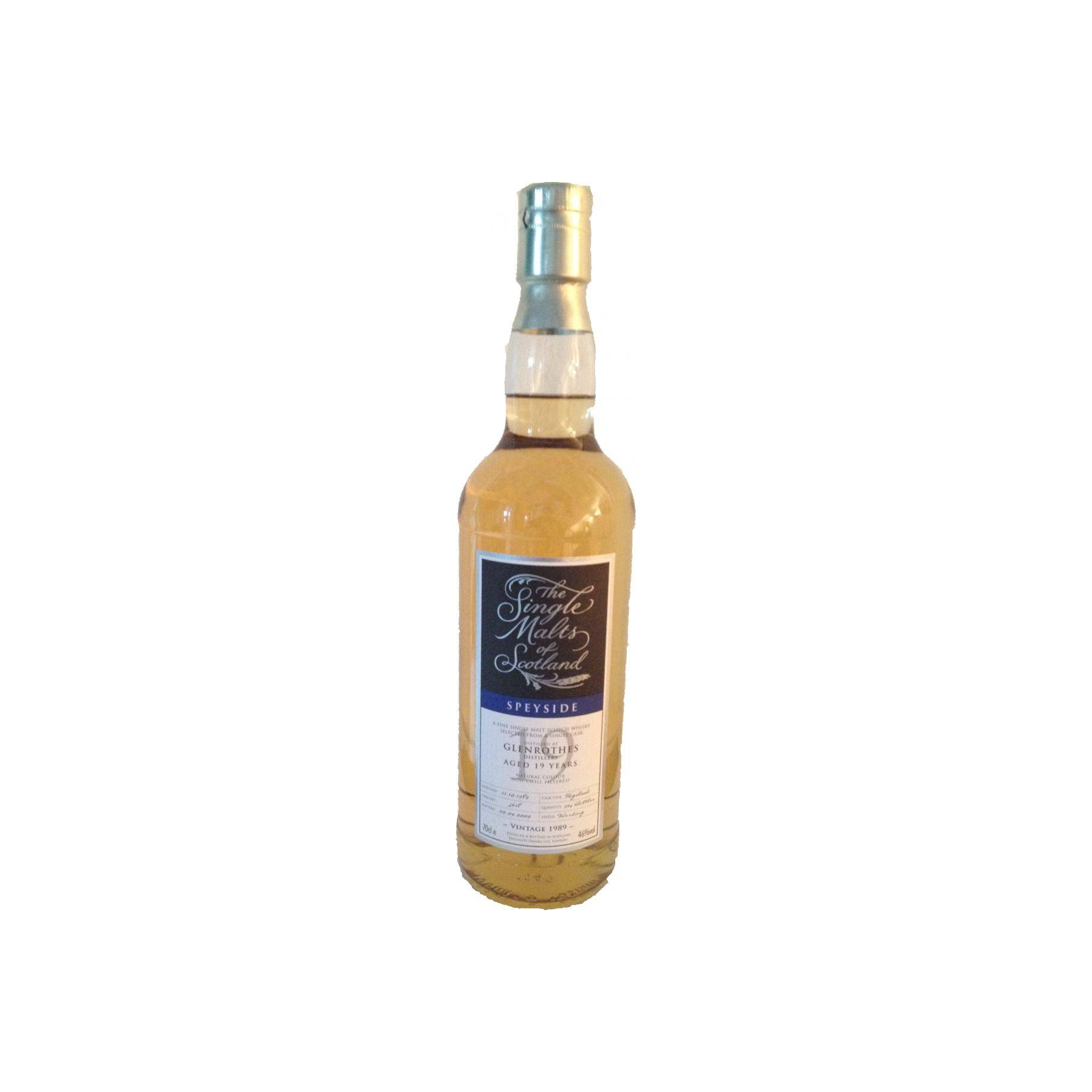 The Glenrothes The Single Malts of Scotland 1989 19 Years Single Malt Whisky