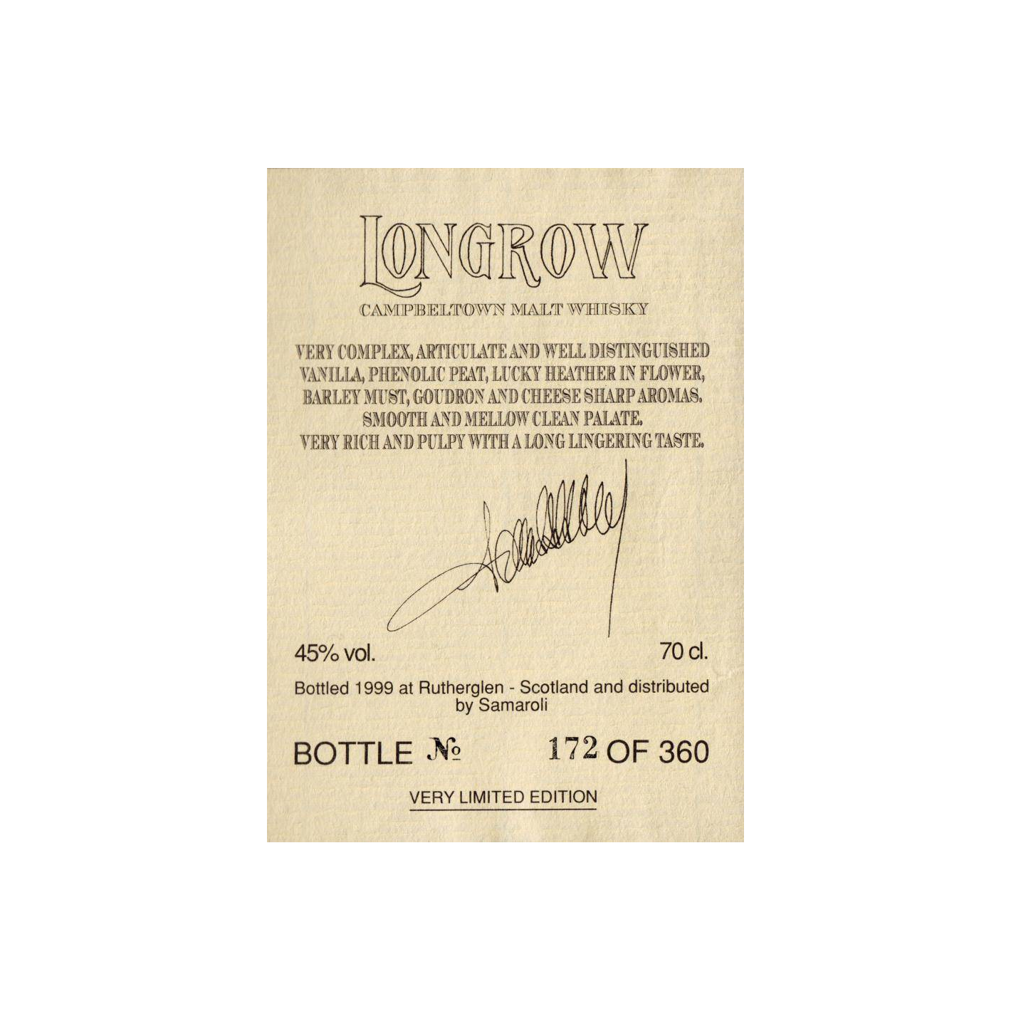 Springbank 1987 12 Years Single Malt Whisky 3