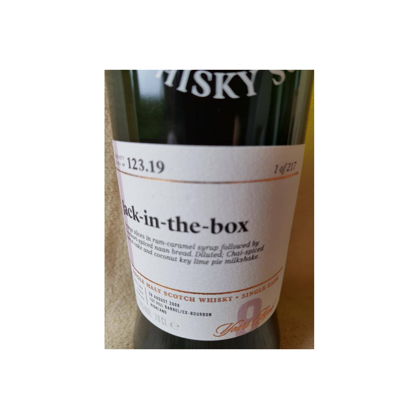 The Scotch Malt Whisky Society 2008 9 Years Single Malt Whisky 2