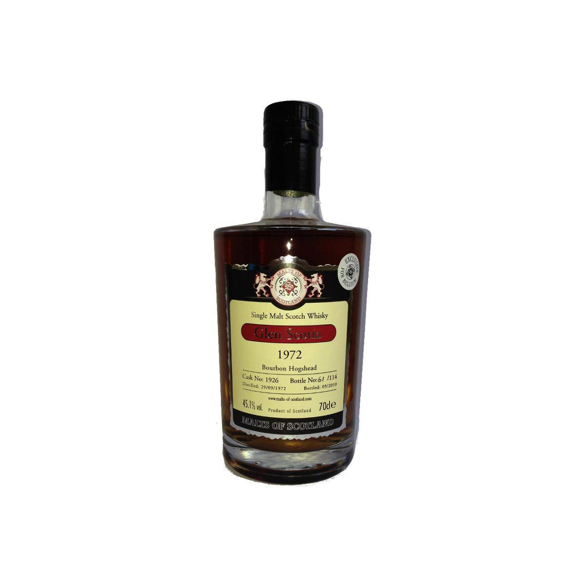 Glen Scotia 1972 37 Years Single Malt Whisky