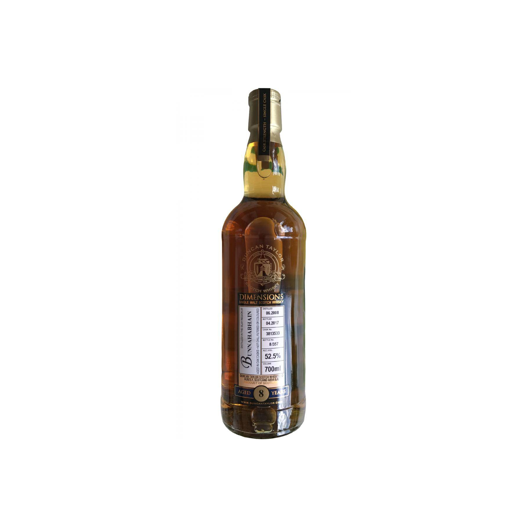 Bunnahabhain Dimensions 2008 8 Years Single Malt Whisky