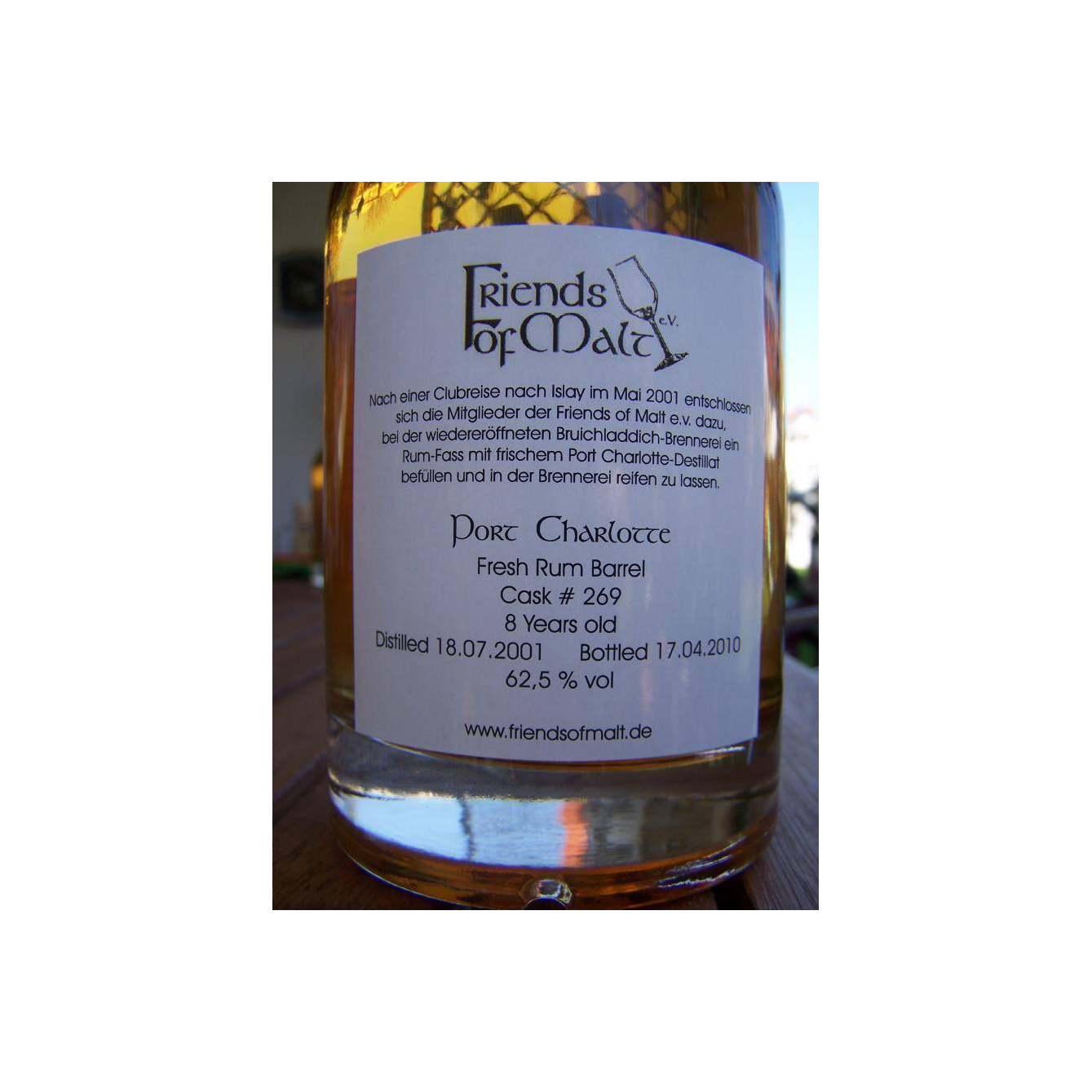 Bruichladdich 2001 8 Years Single Malt Whisky 2
