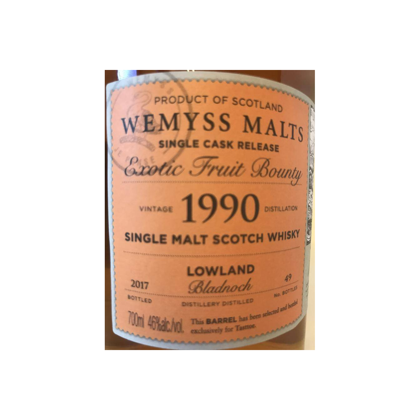 Bladnoch 1990 27 Years Single Malt Whisky 2