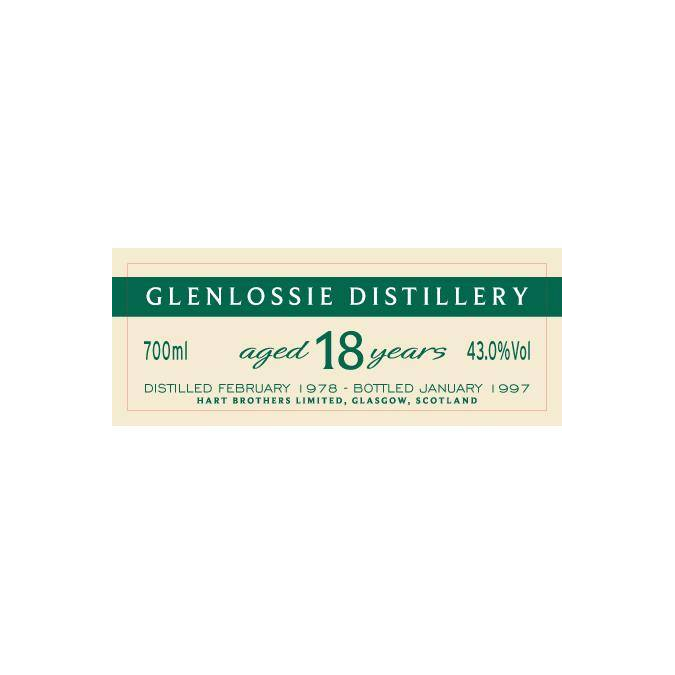 Glenlossie Finest Collection 1978 18 Years Single Malt Whisky