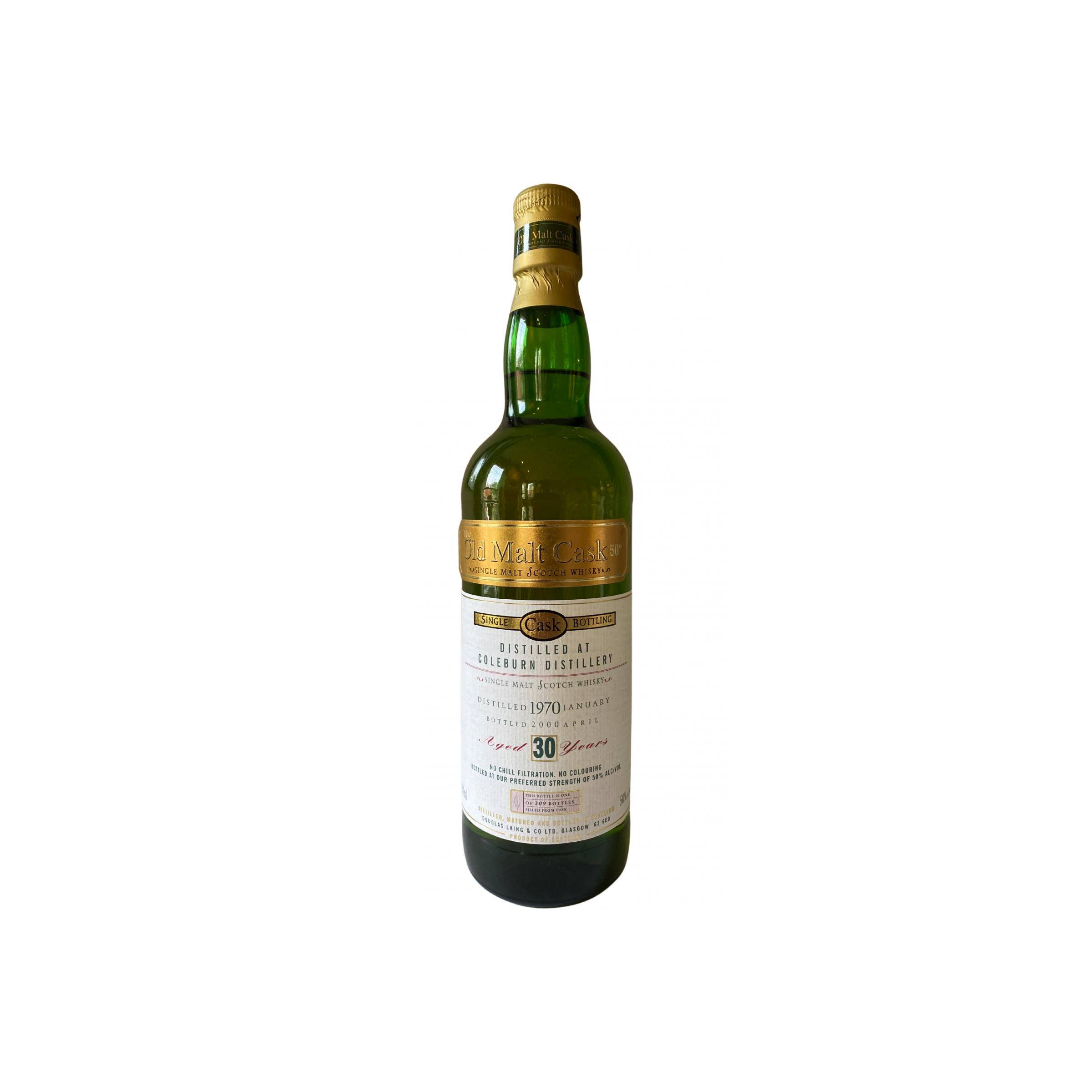 Coleburn Old Malt Cask 1970 30 Years Single Malt Whisky