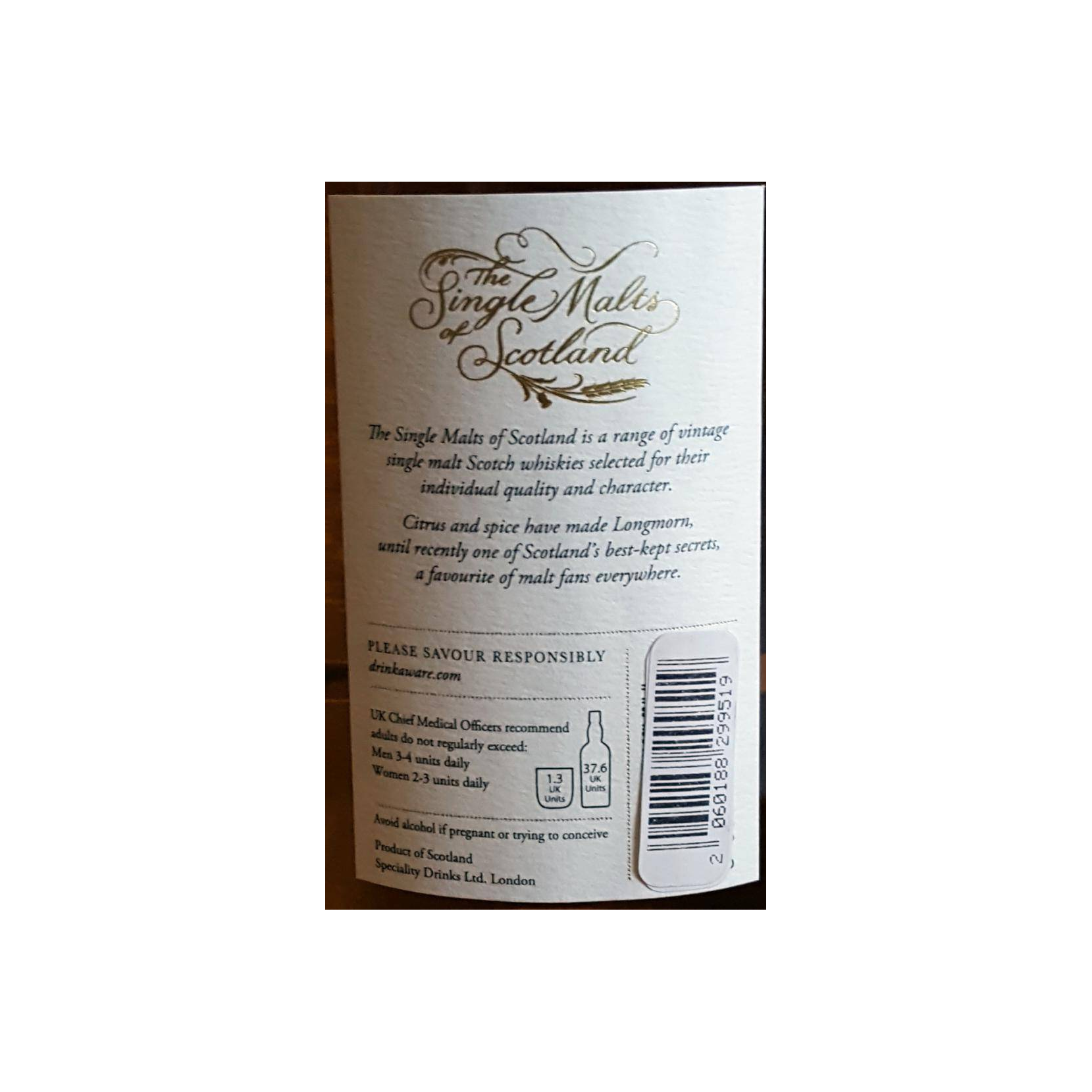 Longmorn The Single Malts of Scotland 1990 24 Years Single Malt Whisky 3
