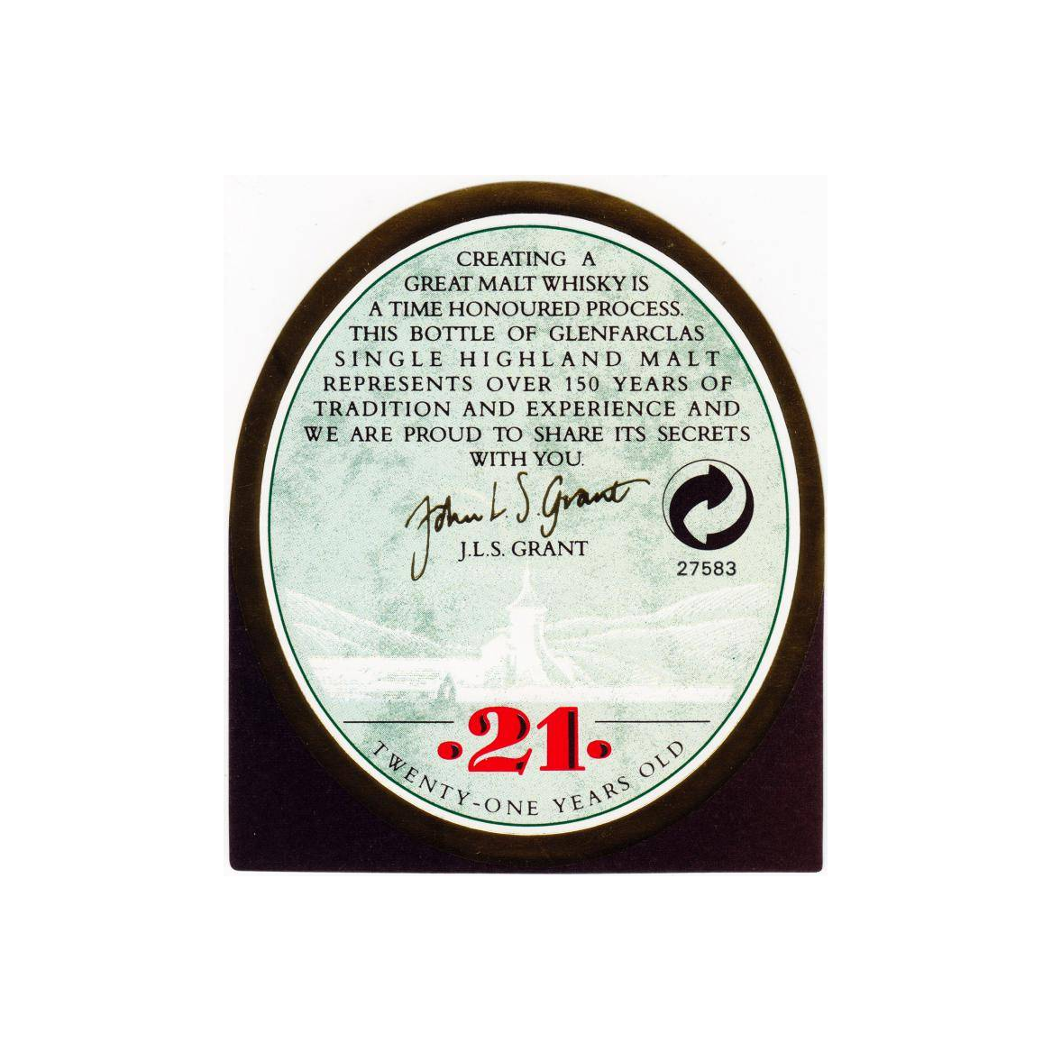 Glenfarclas 21 Years Single Malt Whisky 2