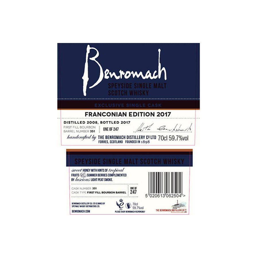 Benromach 2008 9 Years Single Malt Whisky