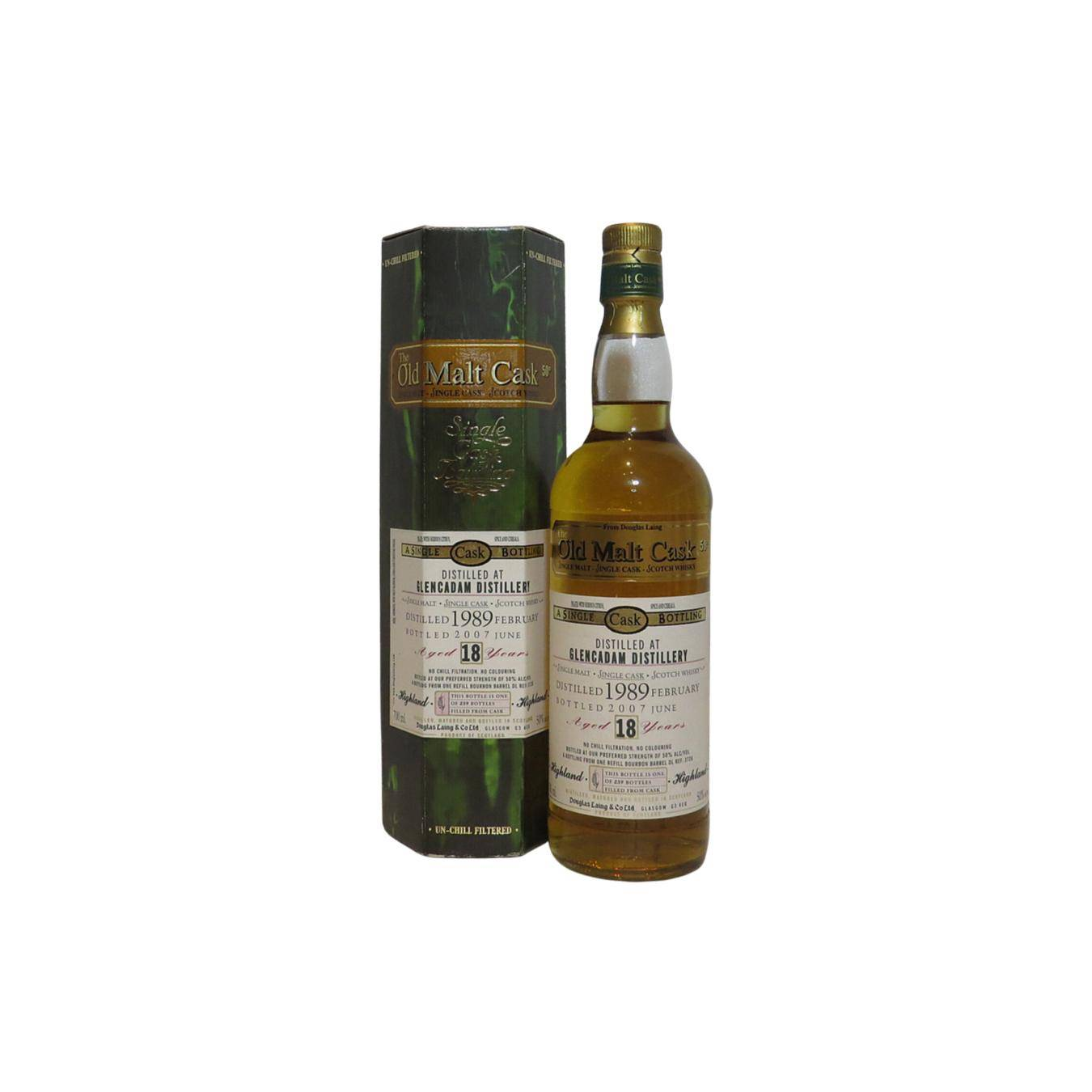 Glencadam Old Malt Cask 1989 18 Years Single Malt Whisky 2