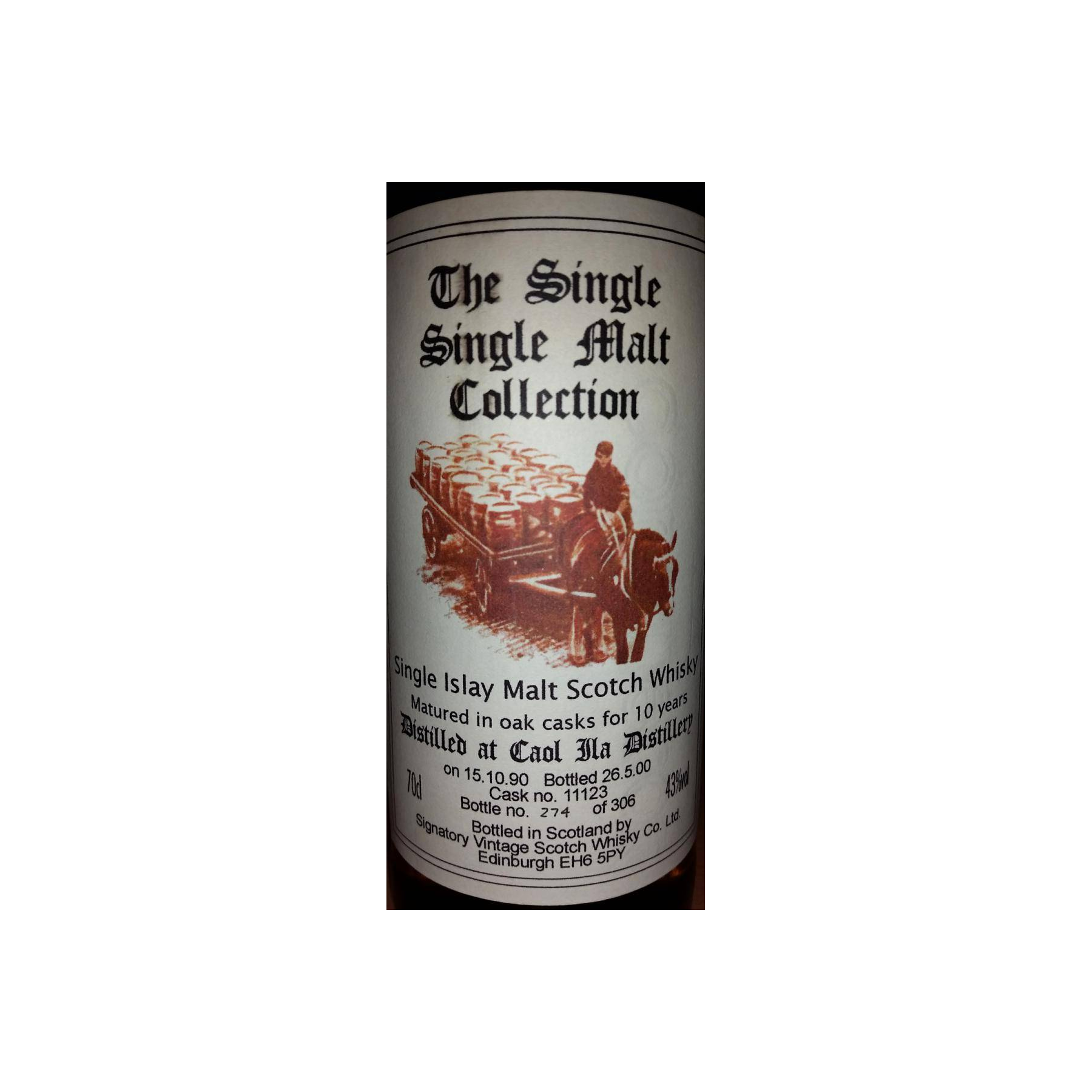 Caol Ila 1990 10 Years Single Malt Whisky