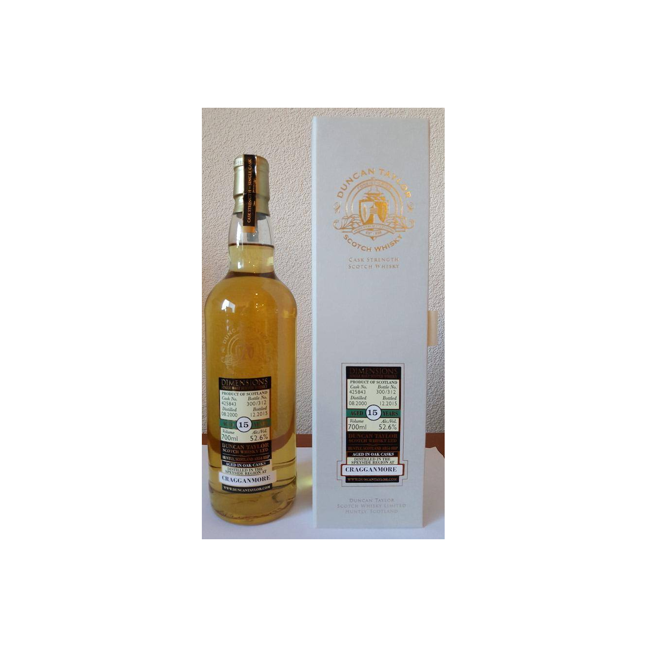 Cragganmore Dimensions 2000 15 Years Single Malt Whisky