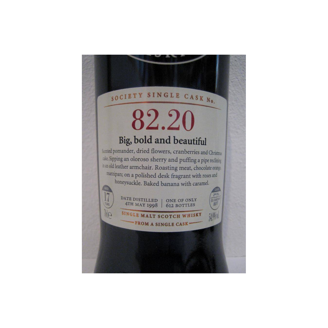 The Scotch Malt Whisky Society 1998 17 Years Single Malt Whisky 2