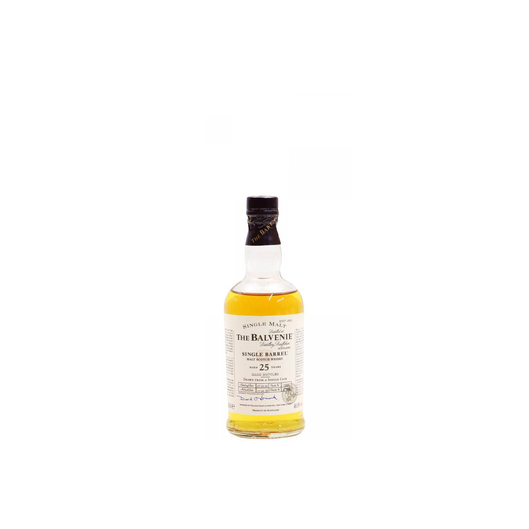The Balvenie Single Cask 1978 25 Years Single Malt Whisky