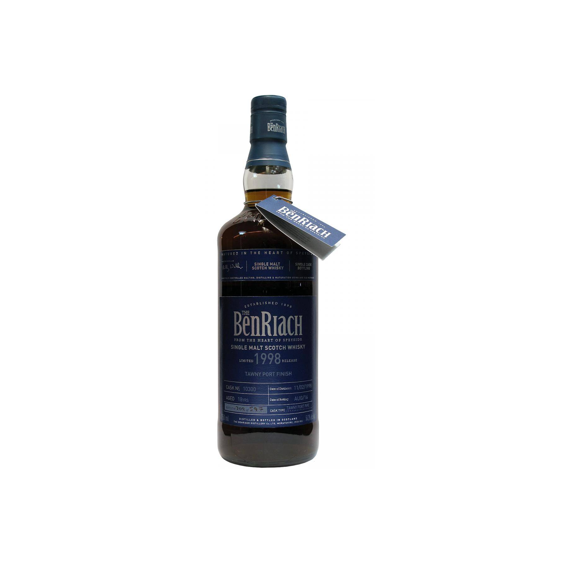 BenRiach Individual Cask Bottling 1998 18 Years Single Malt Whisky