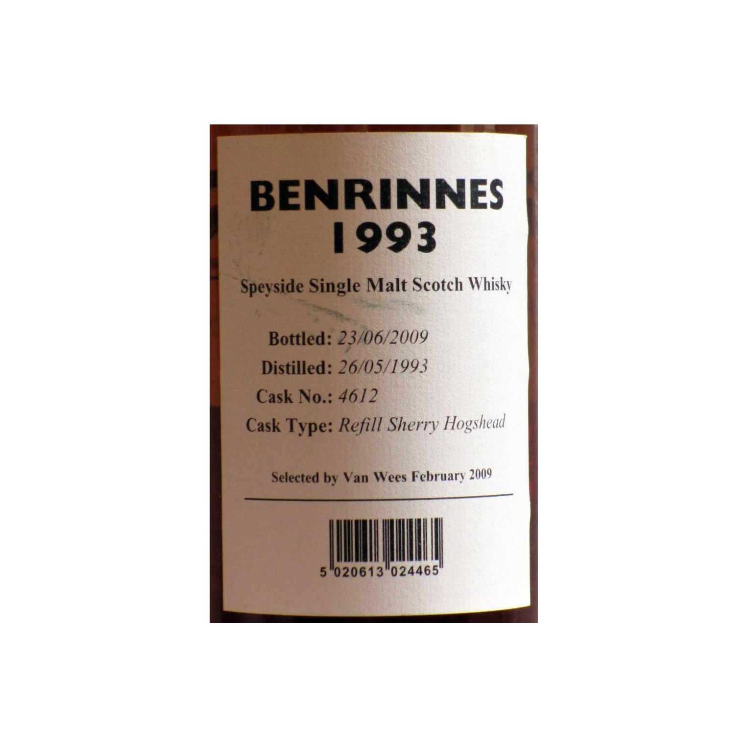 Benrinnes Reserve 1993 16 Years Single Malt Whisky 3