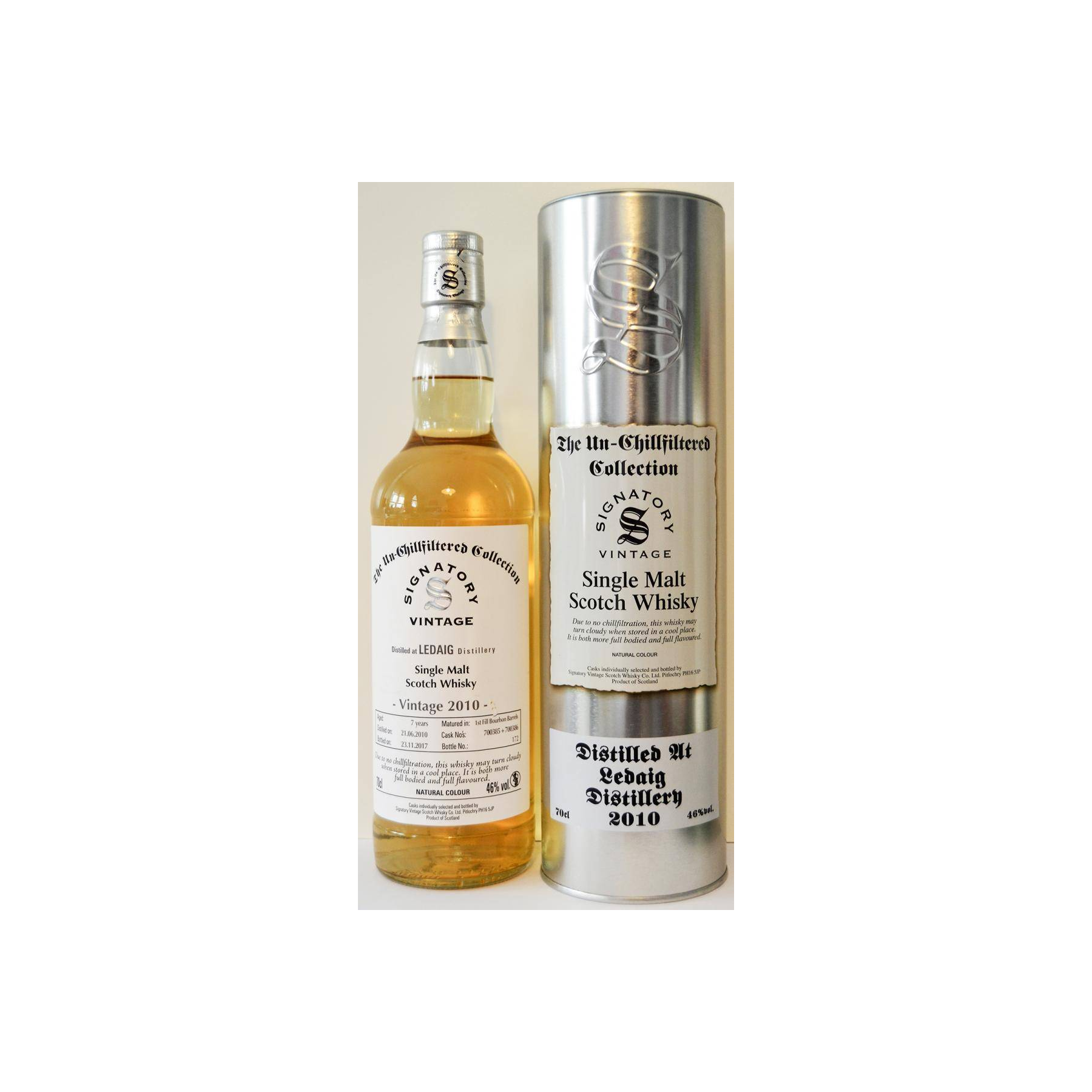 Tobermory The Un-Chillfiltered Collection 2010 7 Years Single Malt Whisky 2