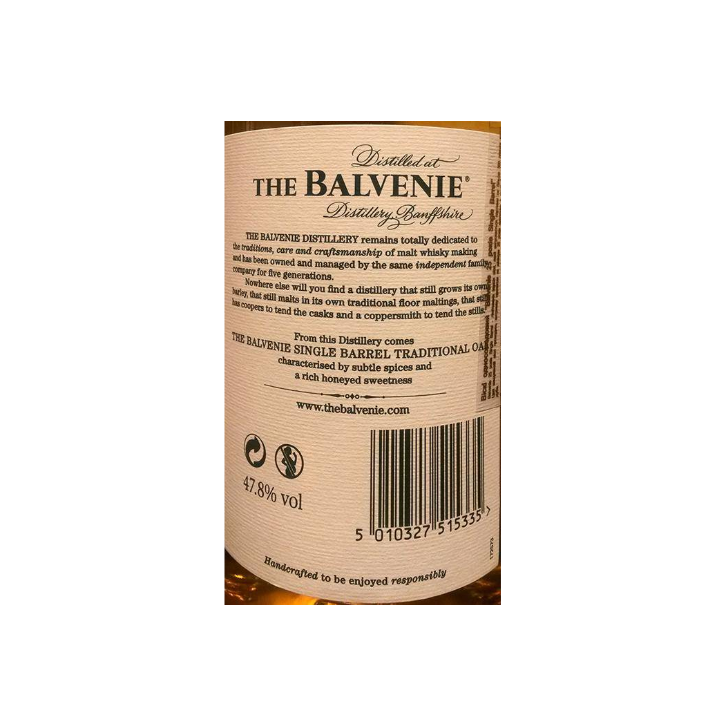 The Balvenie Single Cask 1989 25 Years Single Malt Whisky 3