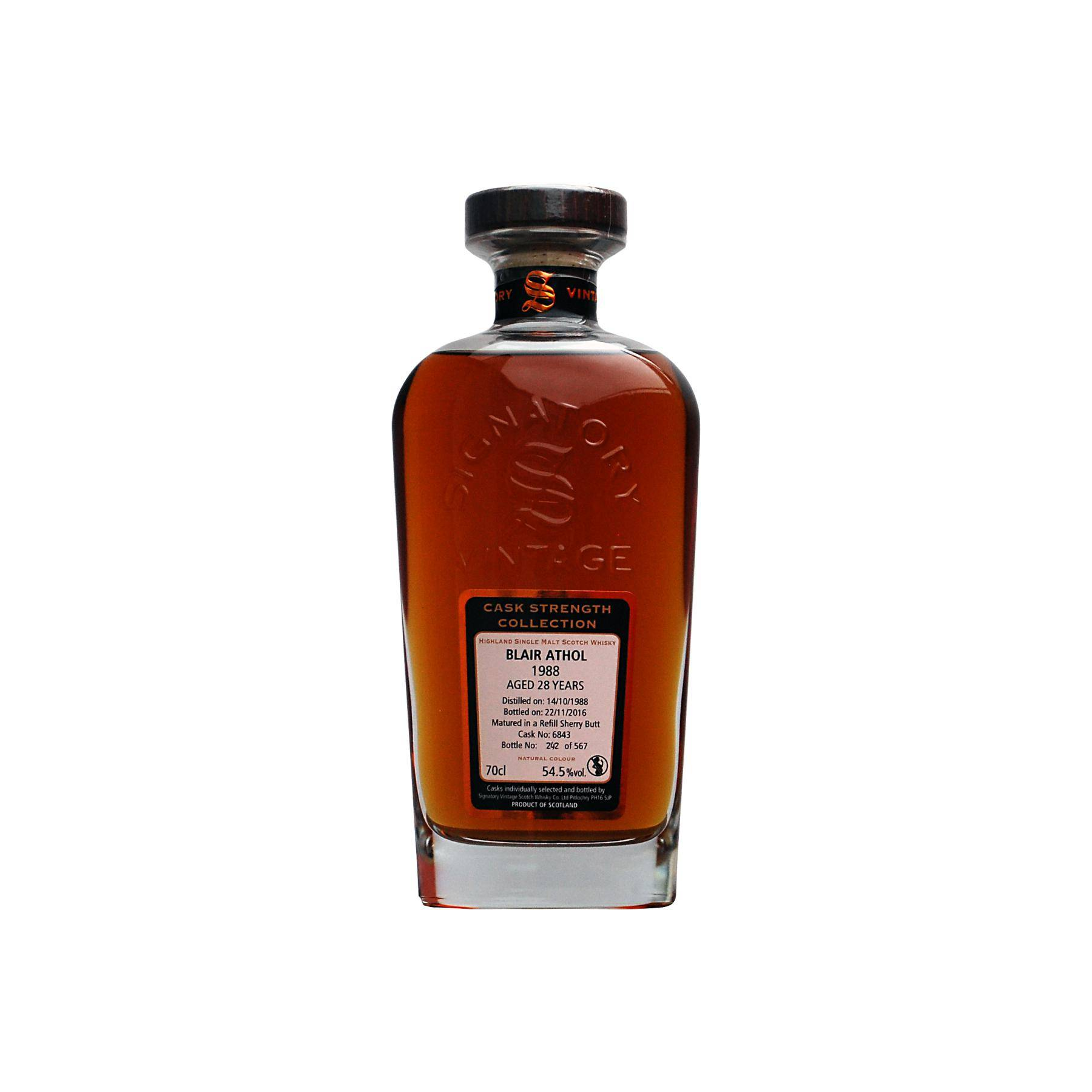 Blair Athol Cask Strength Collection 1988 28 Years Single Malt Whisky