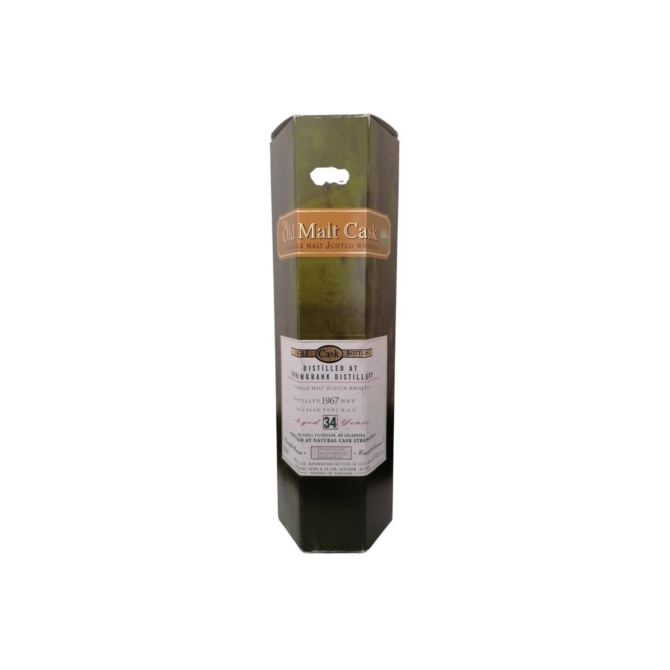 Springbank Old Malt Cask 1967 34 Years Single Malt Whisky 2