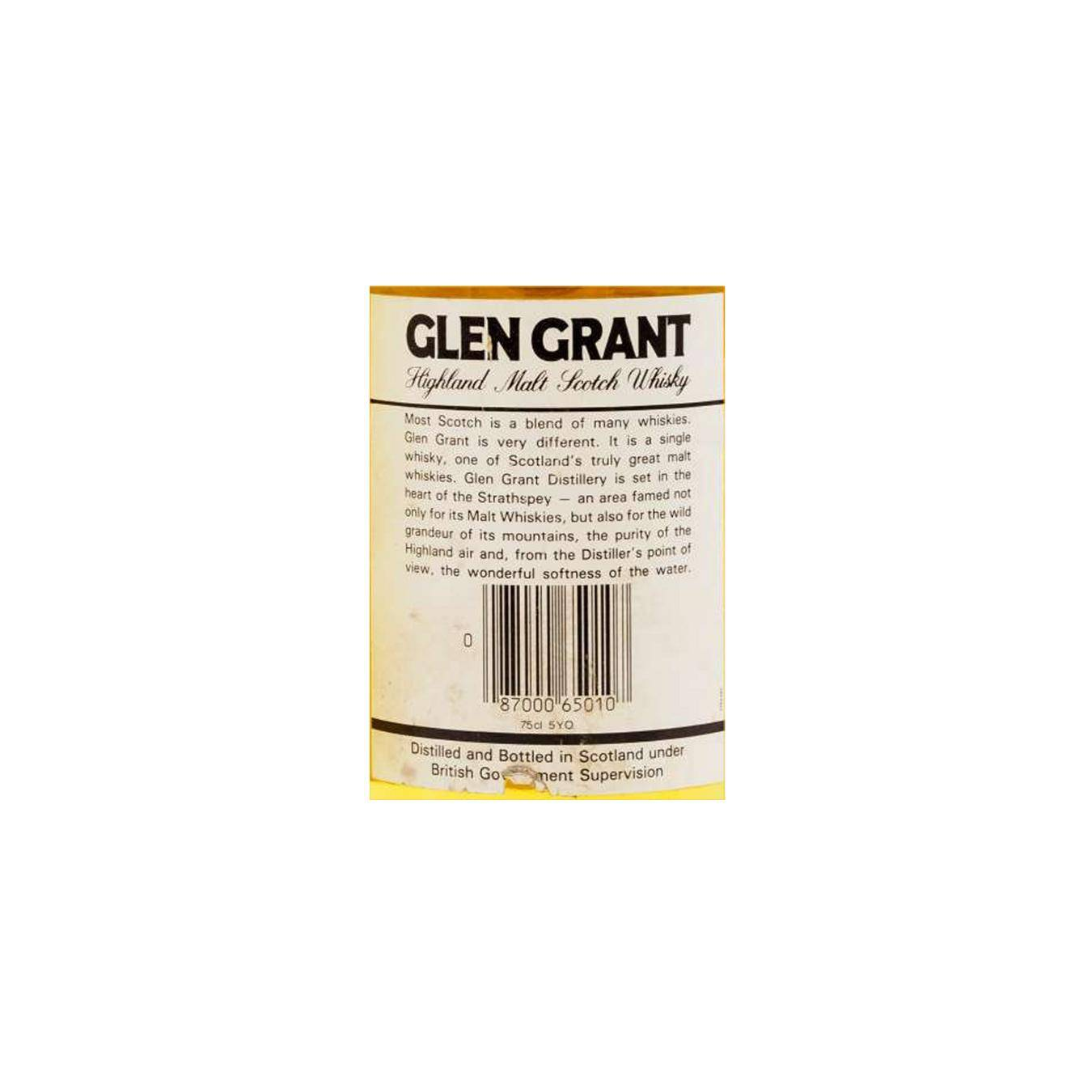 Glen Grant 1979 5 Years Single Malt Whisky 2