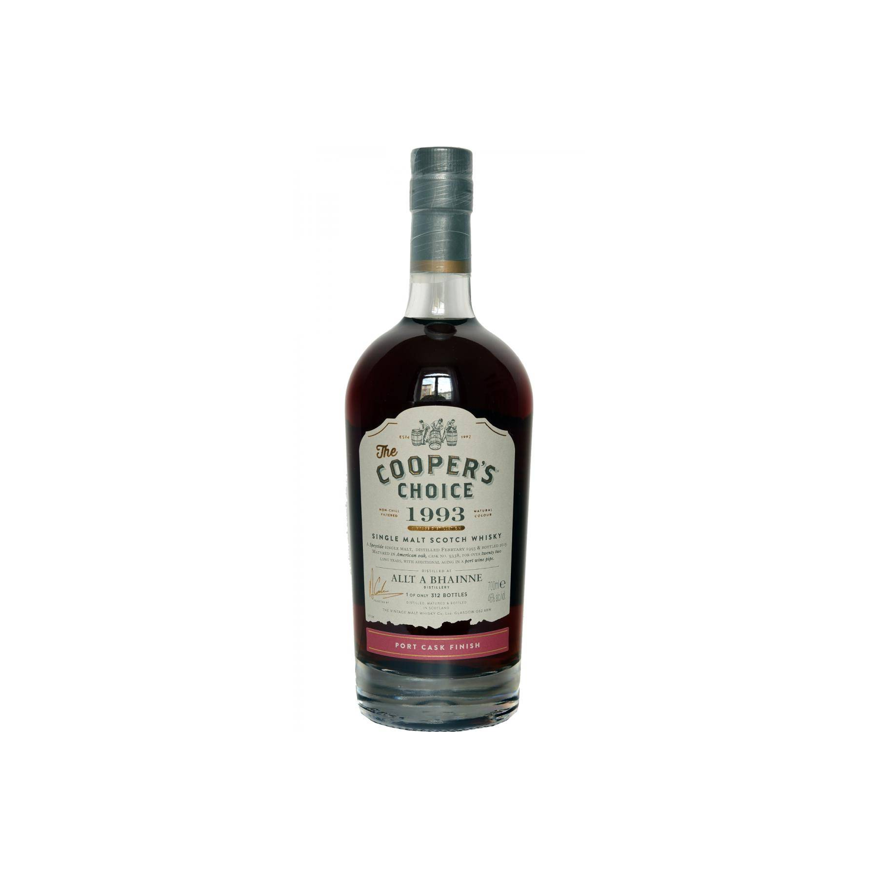Allt-A-Bhainne The Cooper's Choice 1993 22 Years Single Malt Whisky
