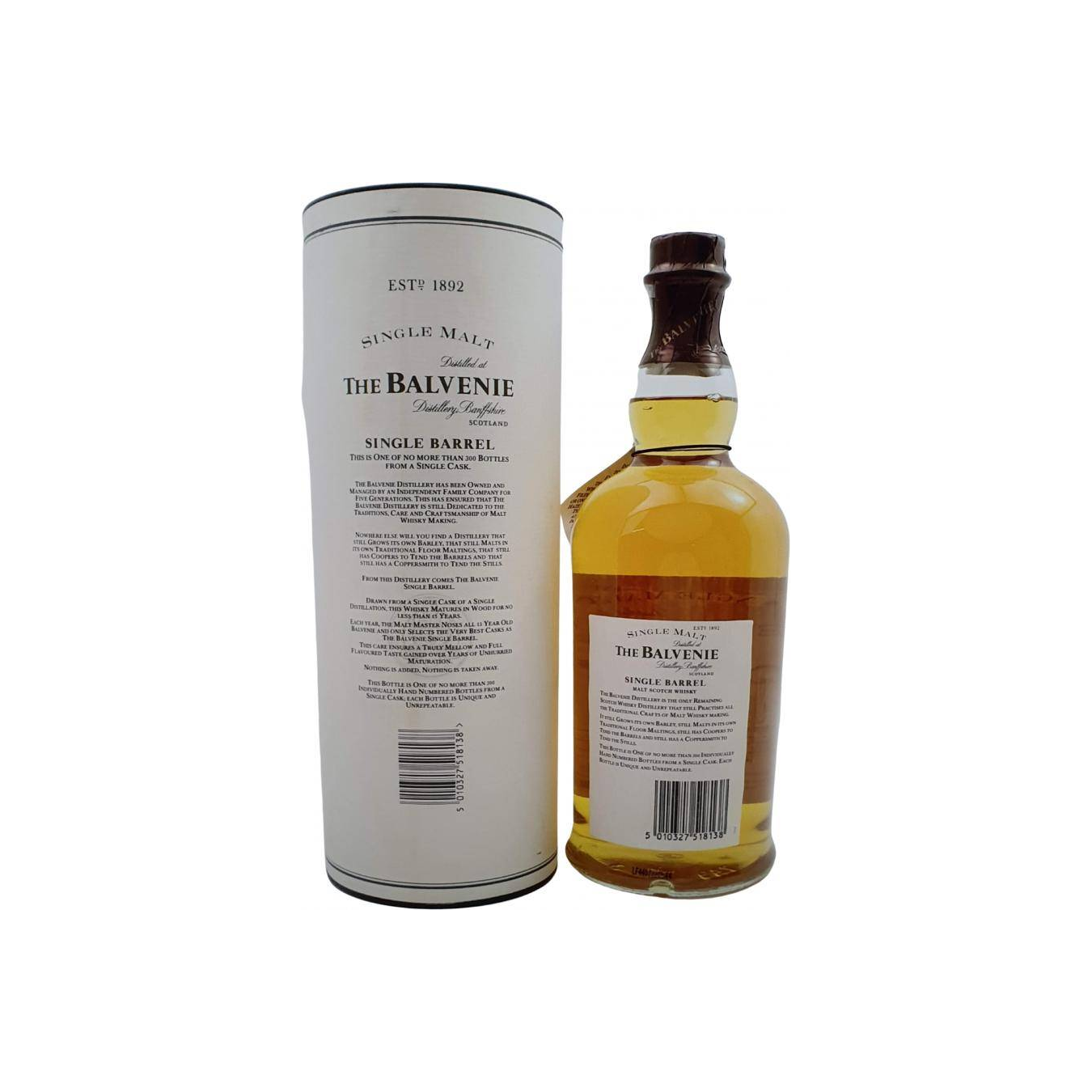 The Balvenie Single Cask 1981 15 Years Single Malt Whisky