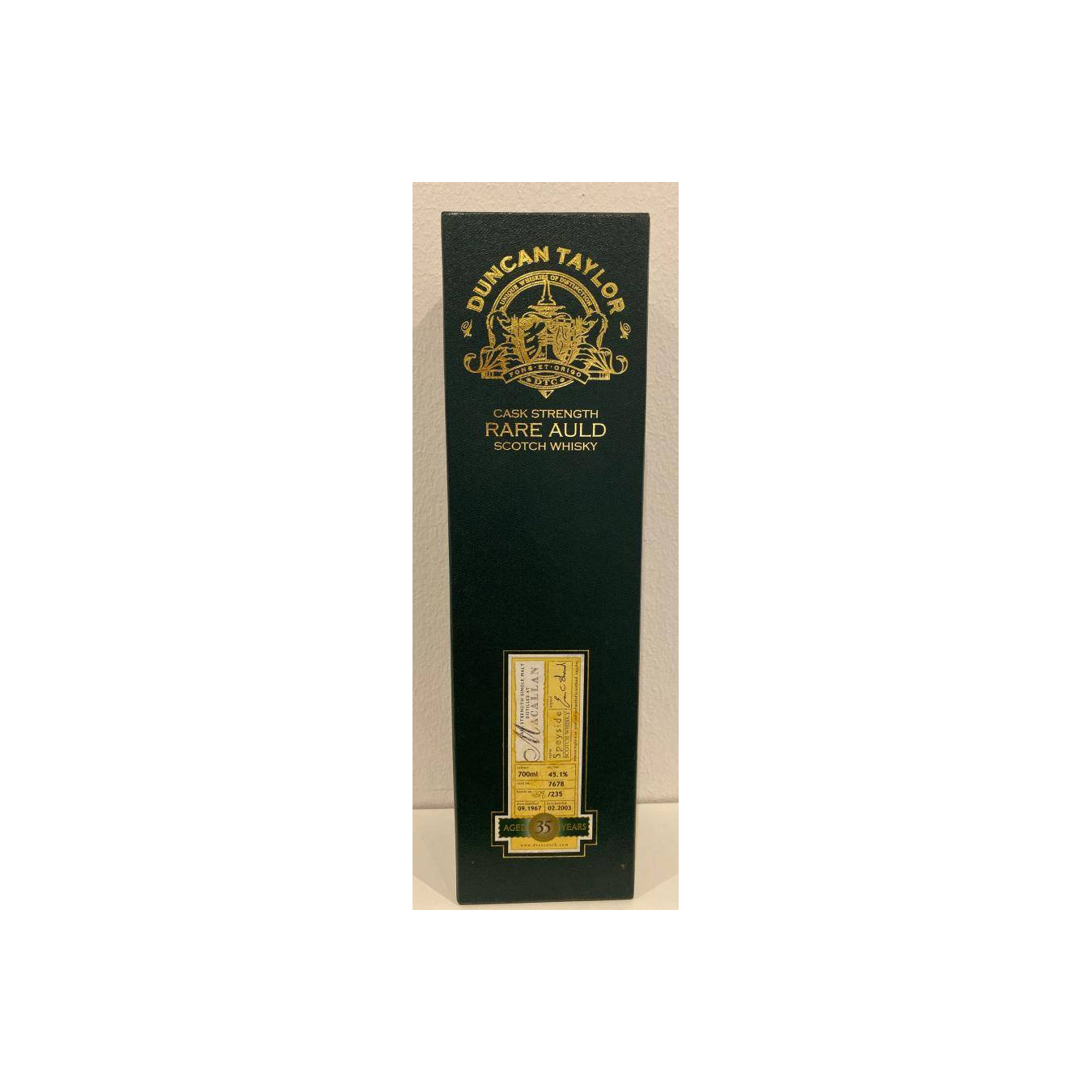 The Macallan 1967 35 Years Single Malt Whisky 2