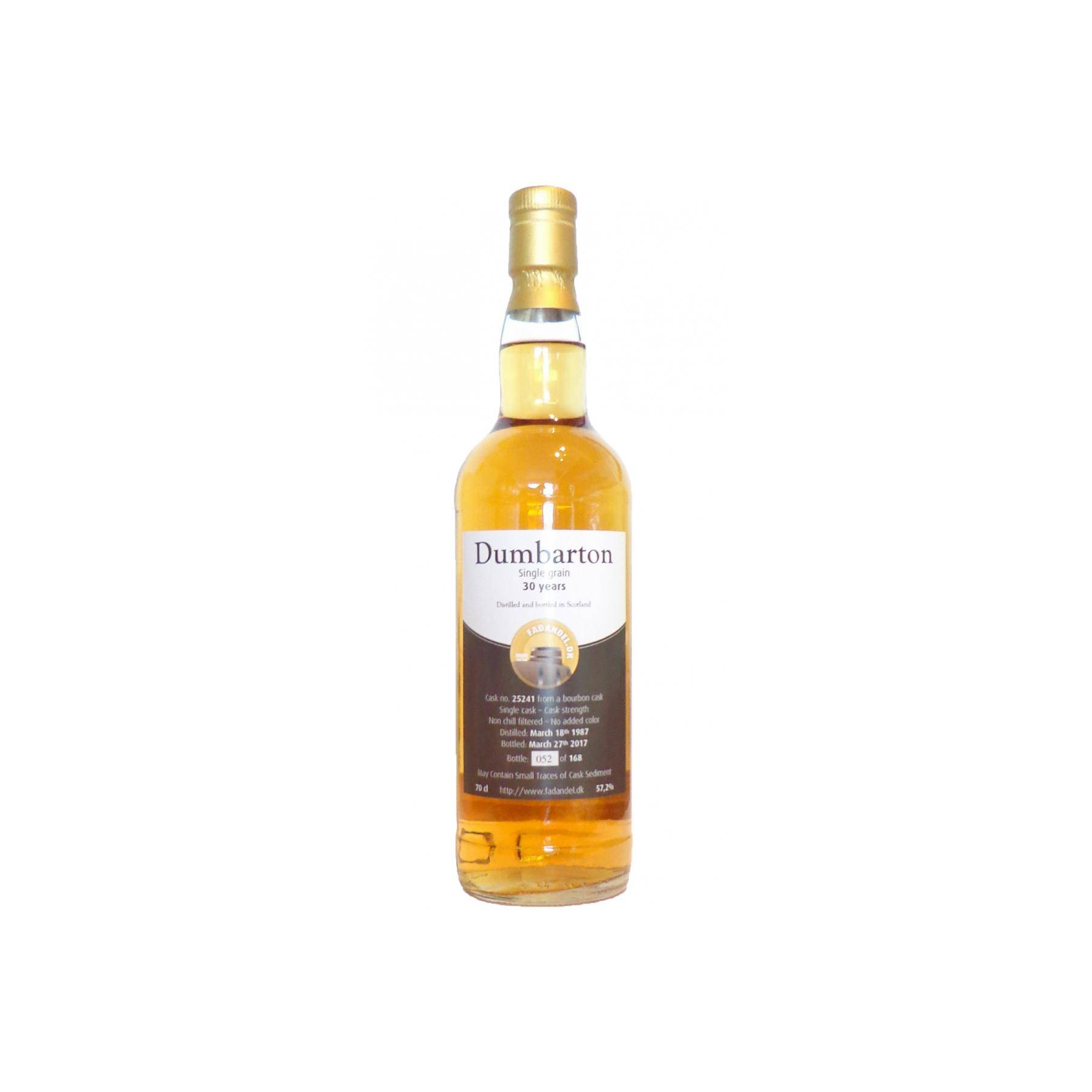 Dumbarton 1987 30 Years Single Grain Whisky 2