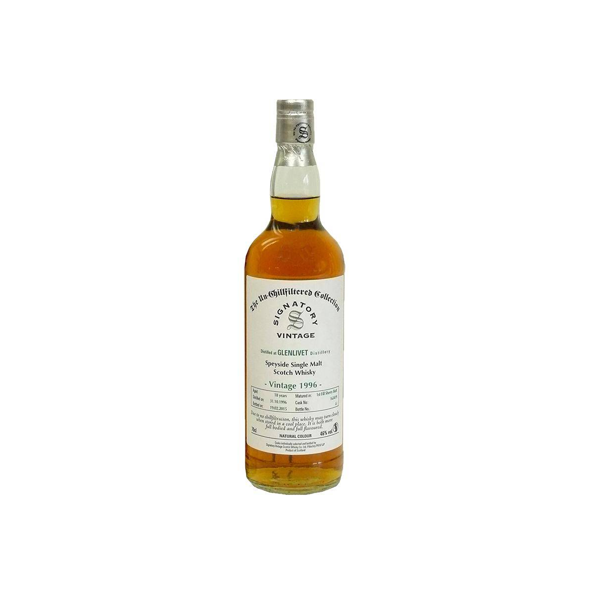 The Glenlivet The Un-Chillfiltered Collection 1996 18 Years Single Malt Whisky