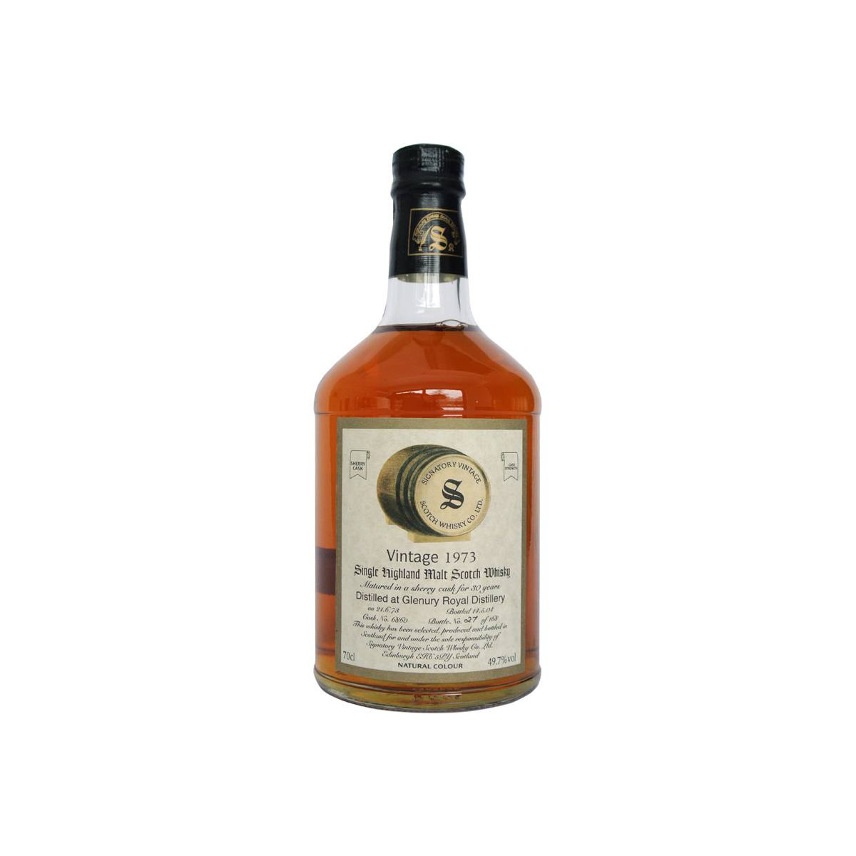 Glenury Royal Vintage Collection - Dumpy 1973 30 Years Single Malt Whisky