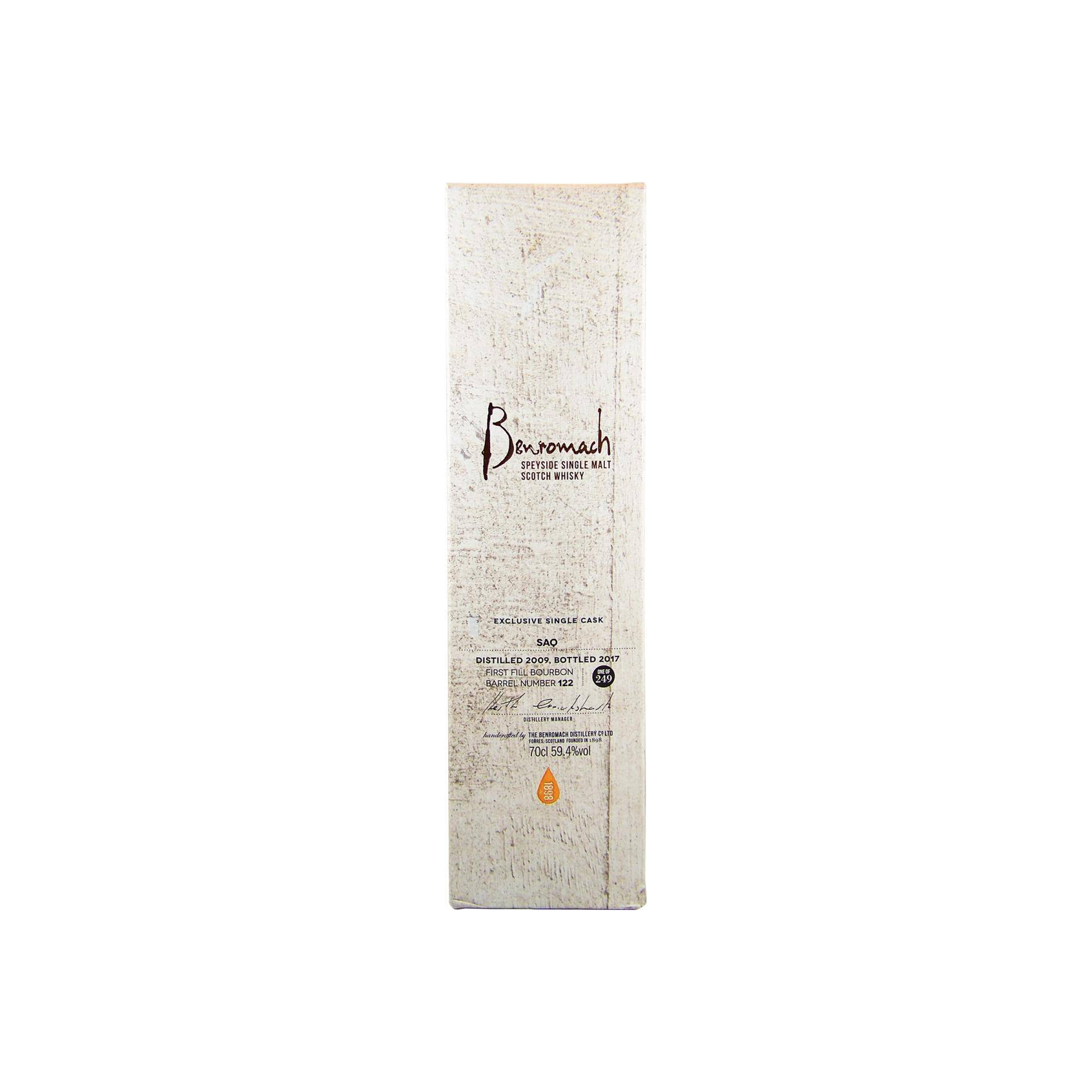 Benromach 2009 7 Years Single Malt Whisky 3