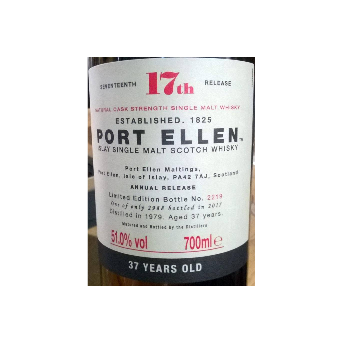 Port Ellen 1979 37 Years Single Malt Whisky 2