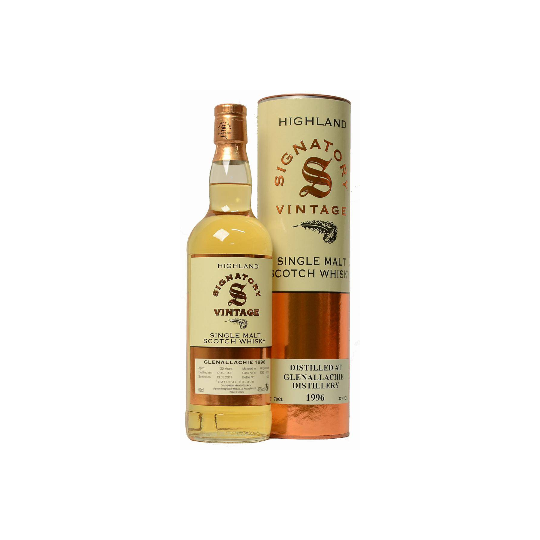 The GlenAllachie Vintage Collection 1996 20 Years Single Malt Whisky 2
