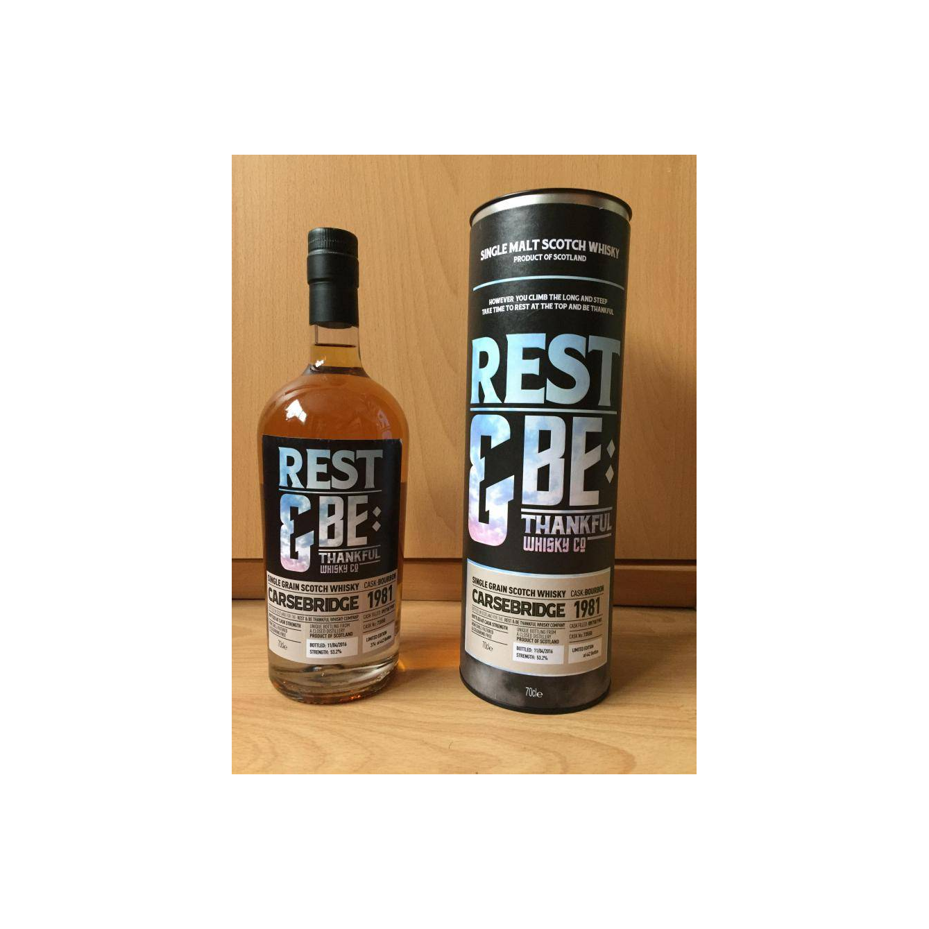 Carsebridge Limited Edition 1981 34 Years Single Grain Whisky