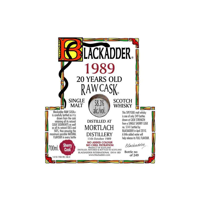 Mortlach Raw Cask 1989 20 Years Single Malt Whisky