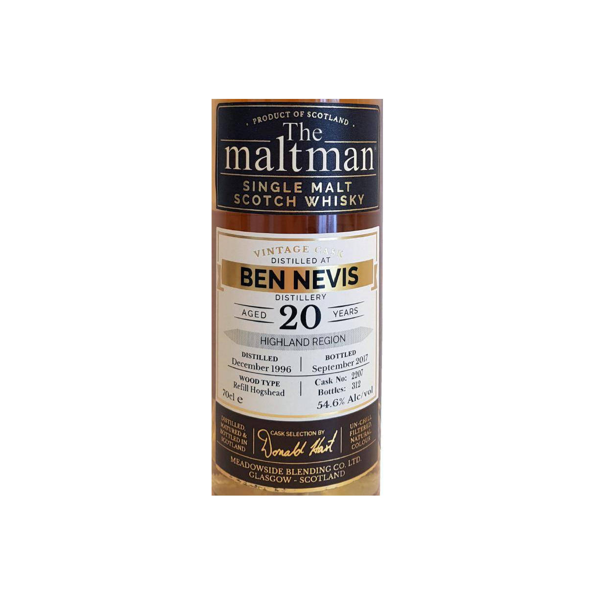 Ben Nevis 1996 20 Years Single Malt Whisky 2