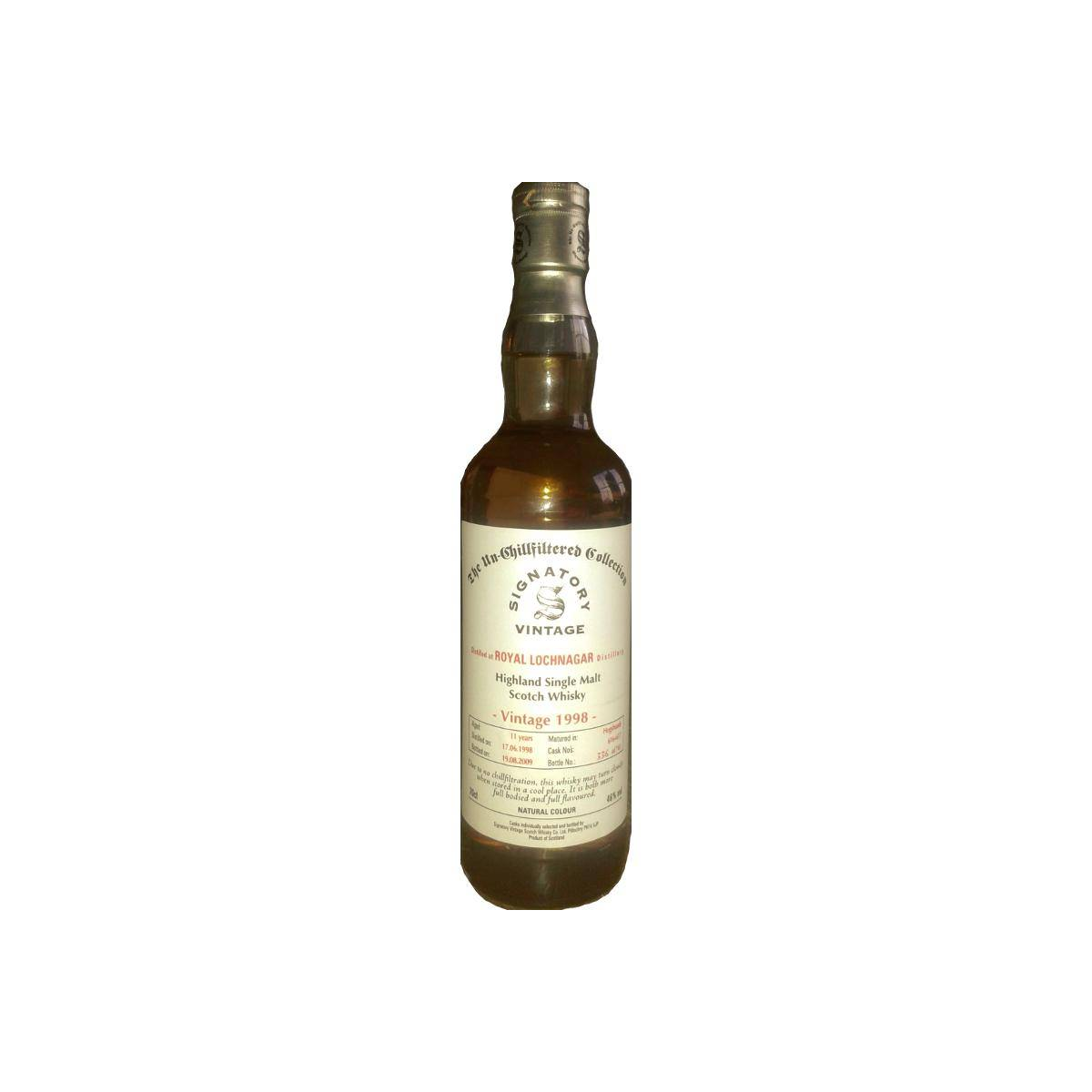 Royal Lochnagar The Un-Chillfiltered Collection 1998 11 Years Single Malt Whisky 2