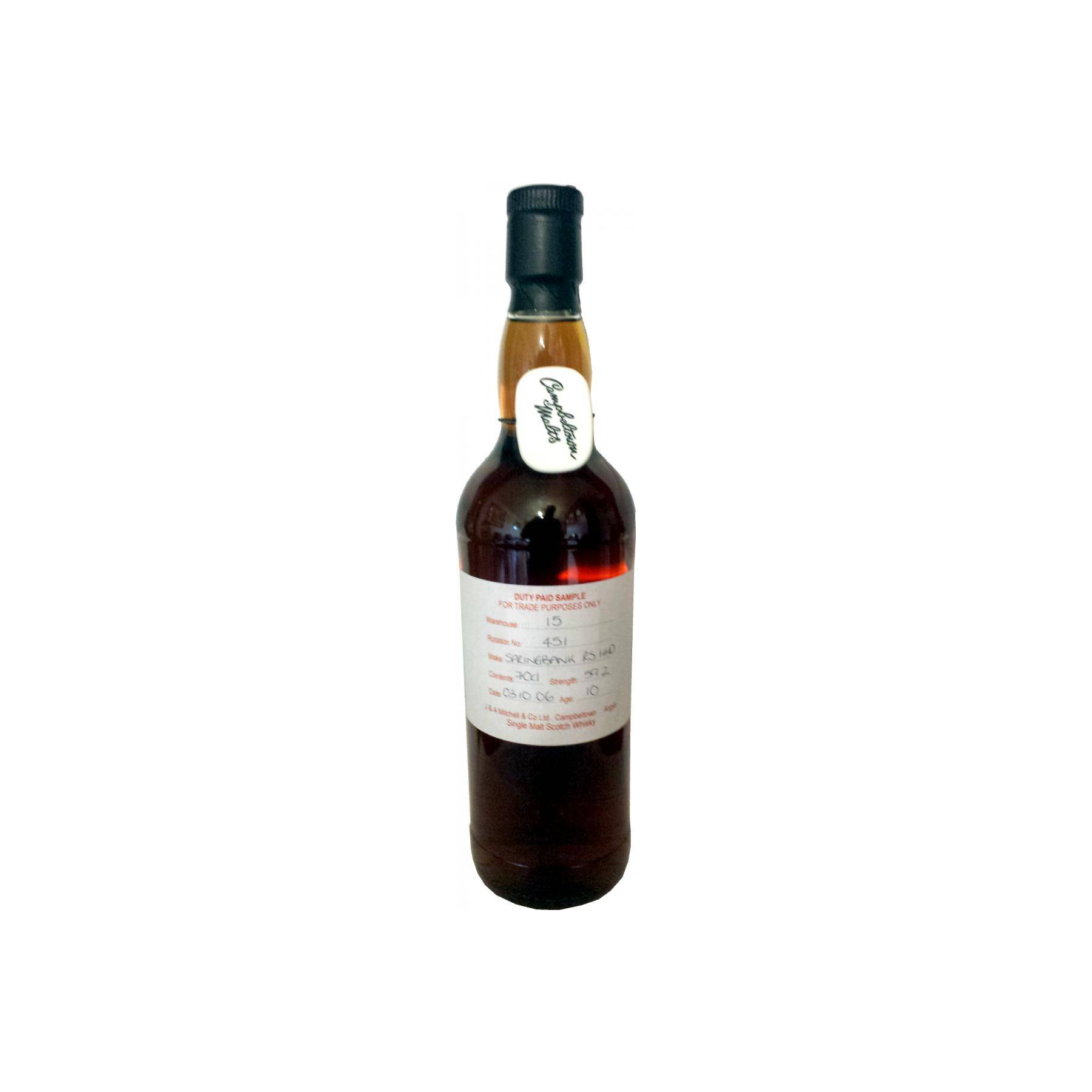 Springbank Duty Paid Sample - For Trade Purposes Only 2006 10 Years Single Malt Whisky