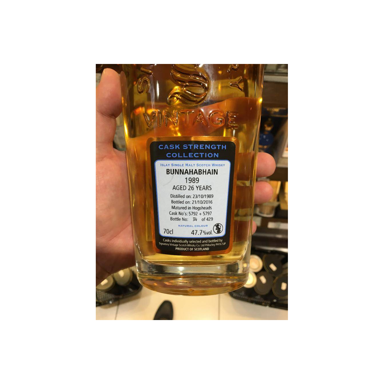 Bunnahabhain Cask Strength Collection 1989 26 Years Single Malt Whisky 3