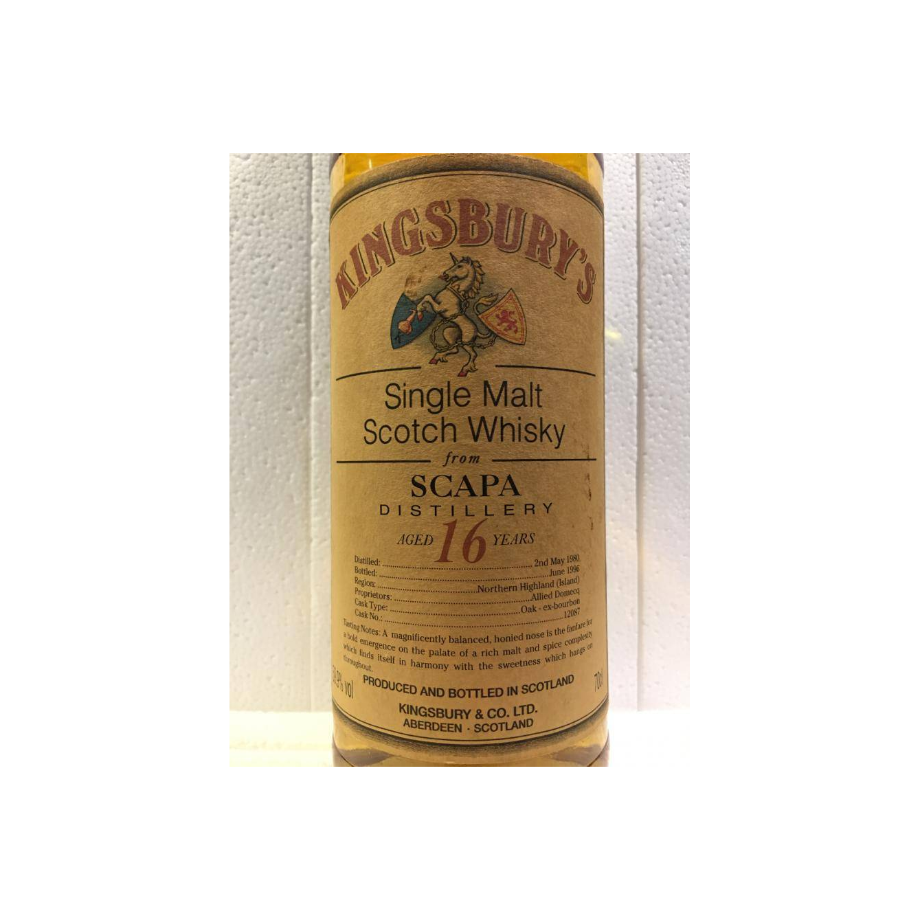 Scapa 1980 16 Years Single Malt Whisky 2