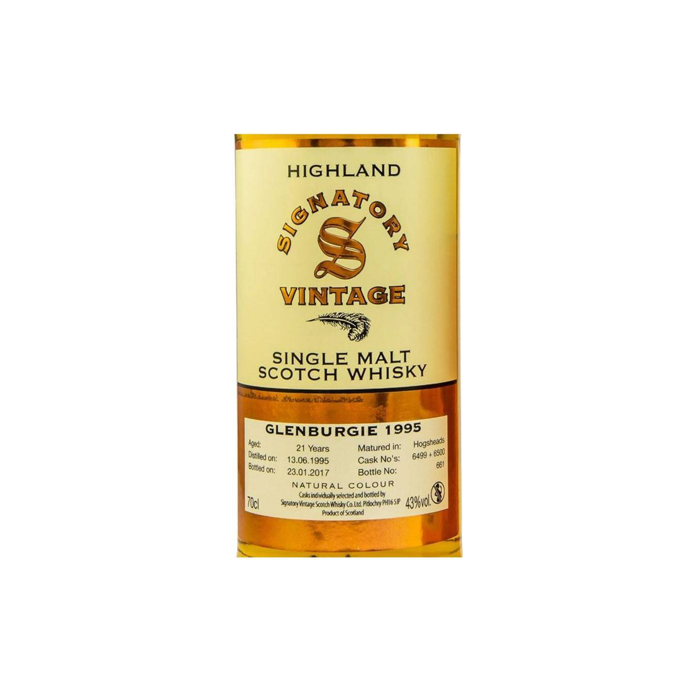 Glenburgie Vintage Collection 1995 21 Years Single Malt Whisky 3