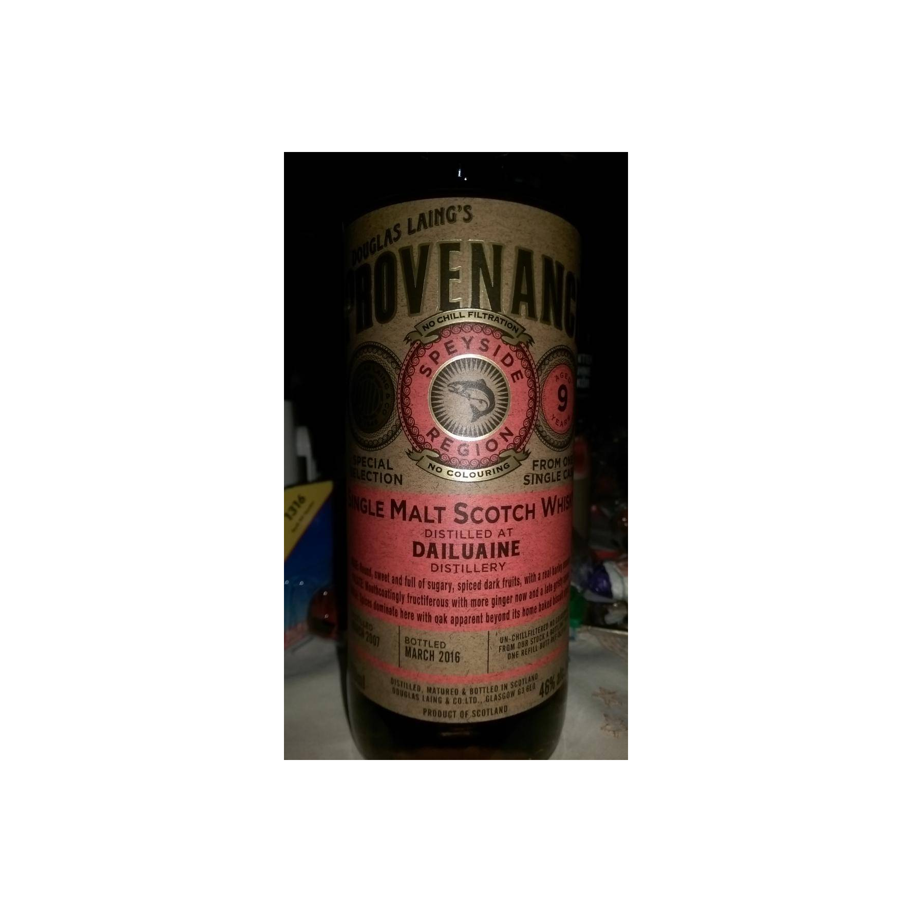 Dailuaine 2007 9 Years Single Malt Whisky