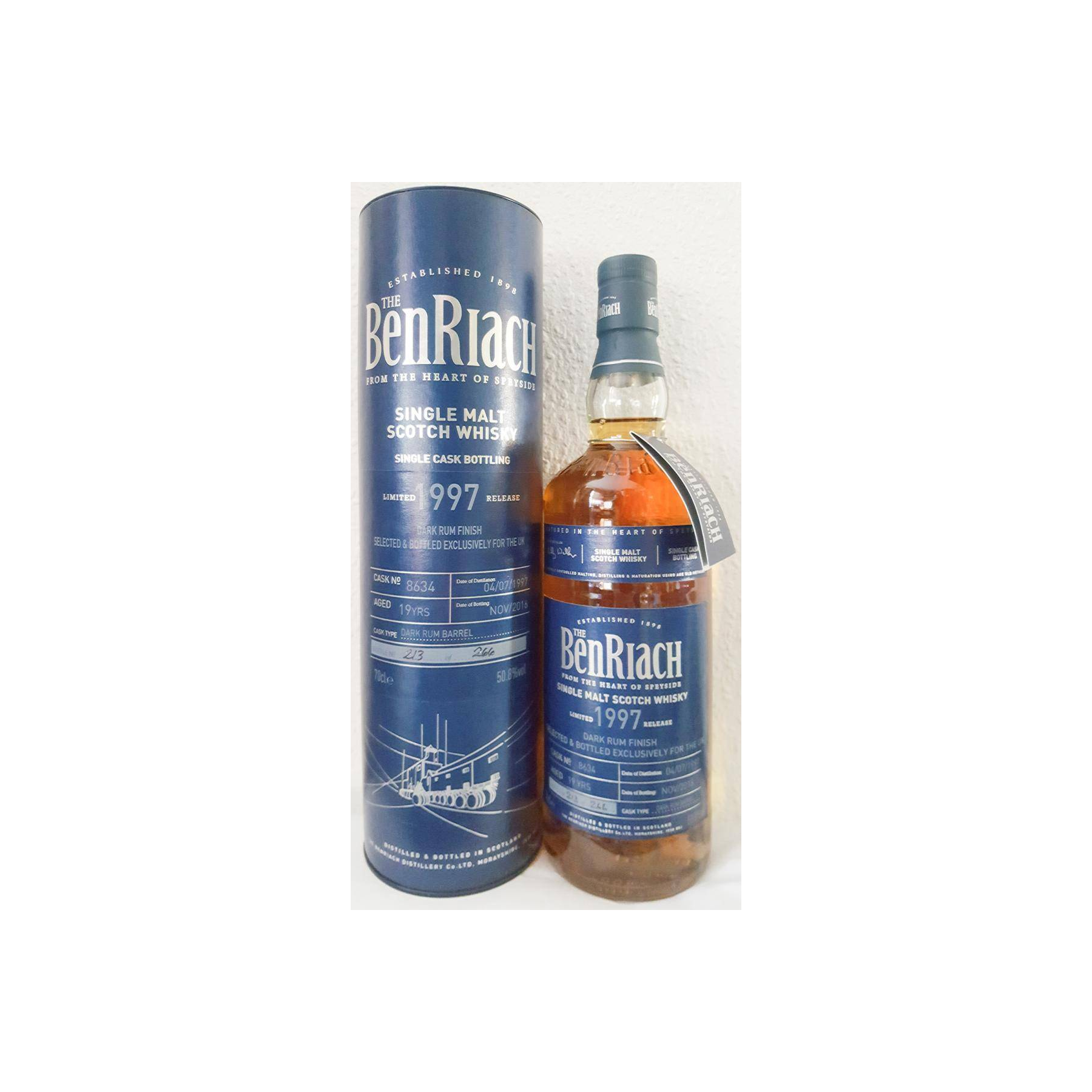 BenRiach Individual Cask Bottling 1997 19 Years Single Malt Whisky 3