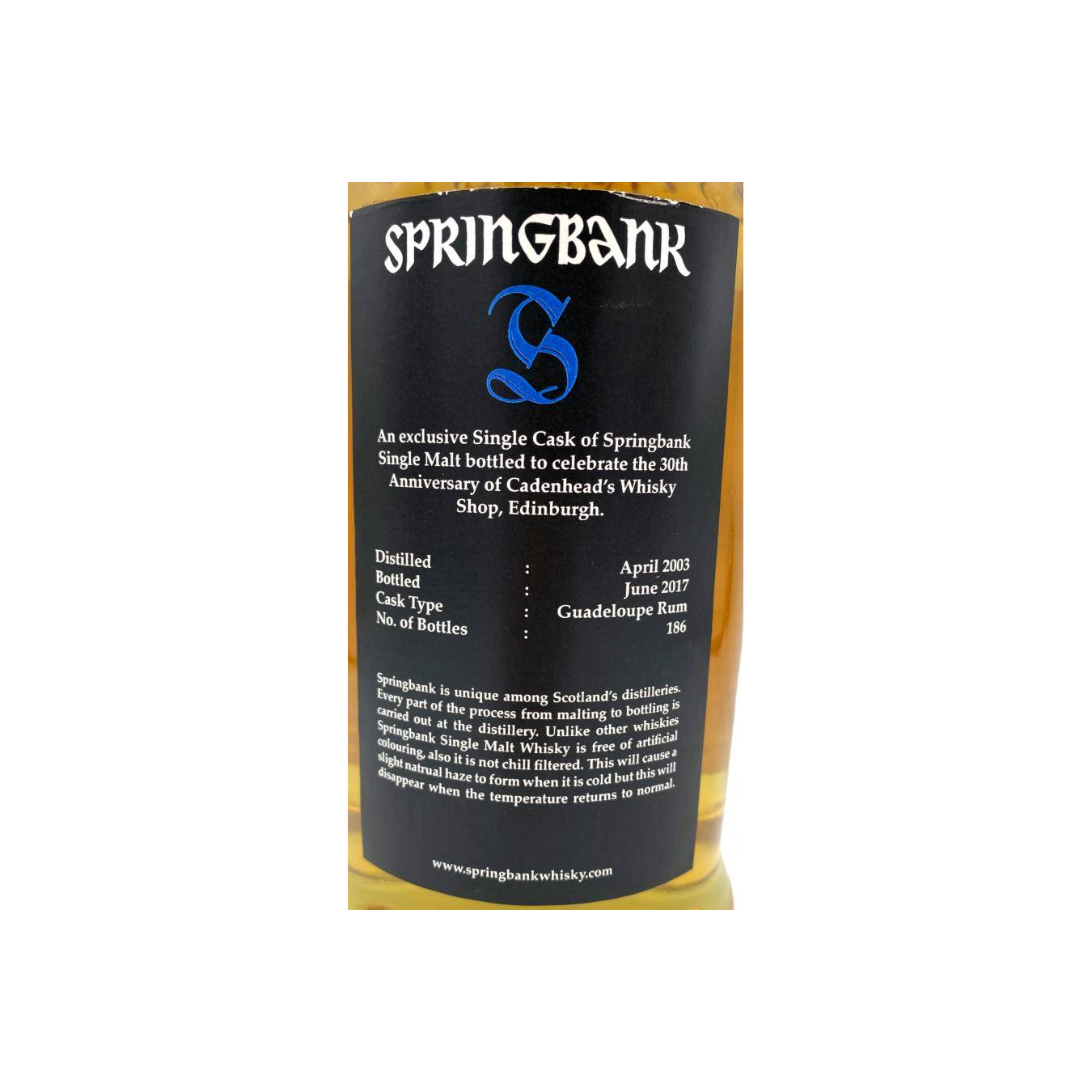 Springbank Single Cask 2003 14 Years Single Malt Whisky 2