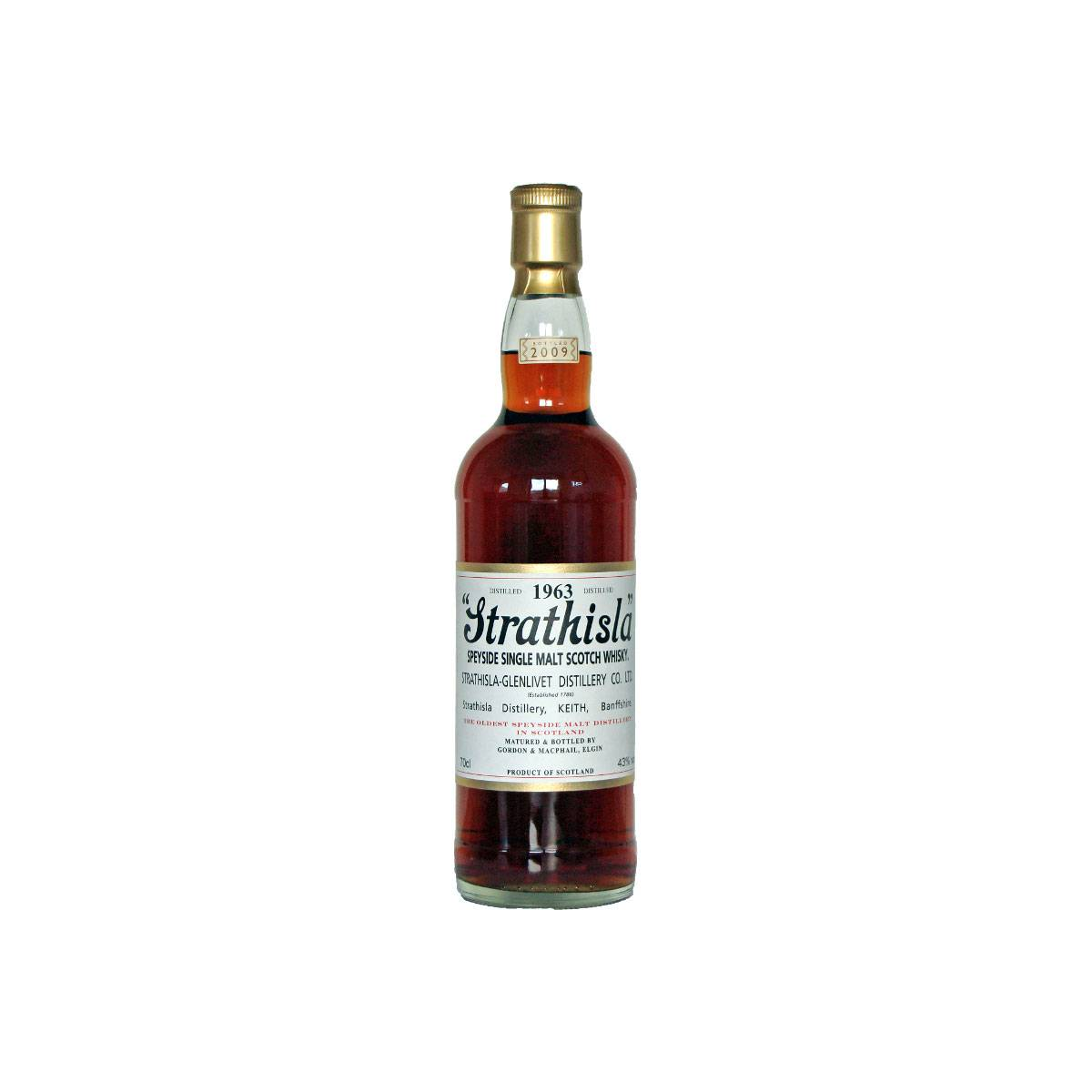 Strathisla Licensed Bottling 1963 46 Years Single Malt Whisky