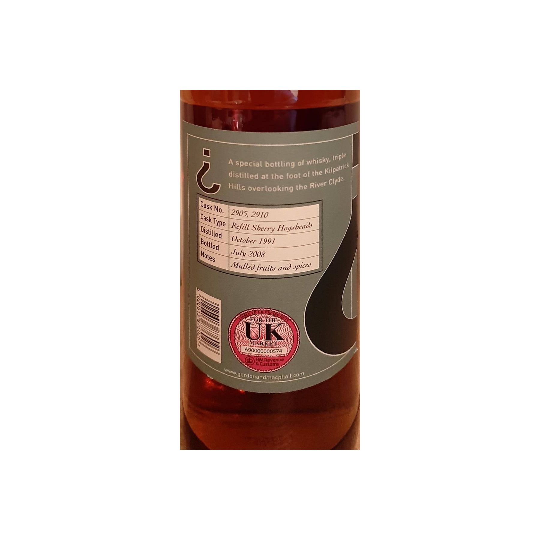 Auchentoshan 1991 17 Years Single Malt Whisky