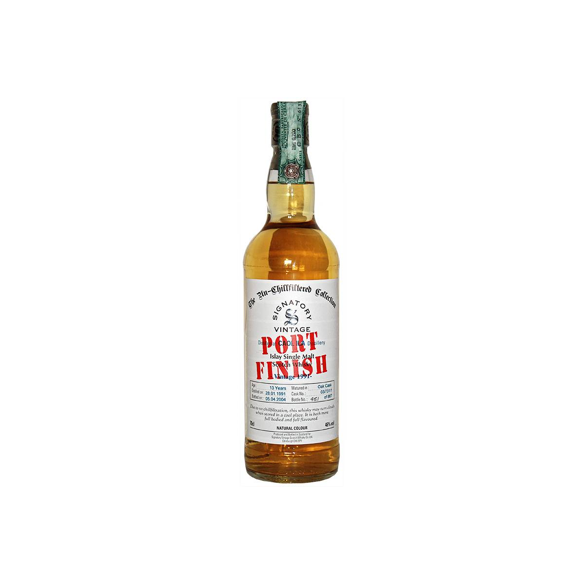 Caol Ila The Un-Chillfiltered Collection 1991 13 Years Single Malt Whisky