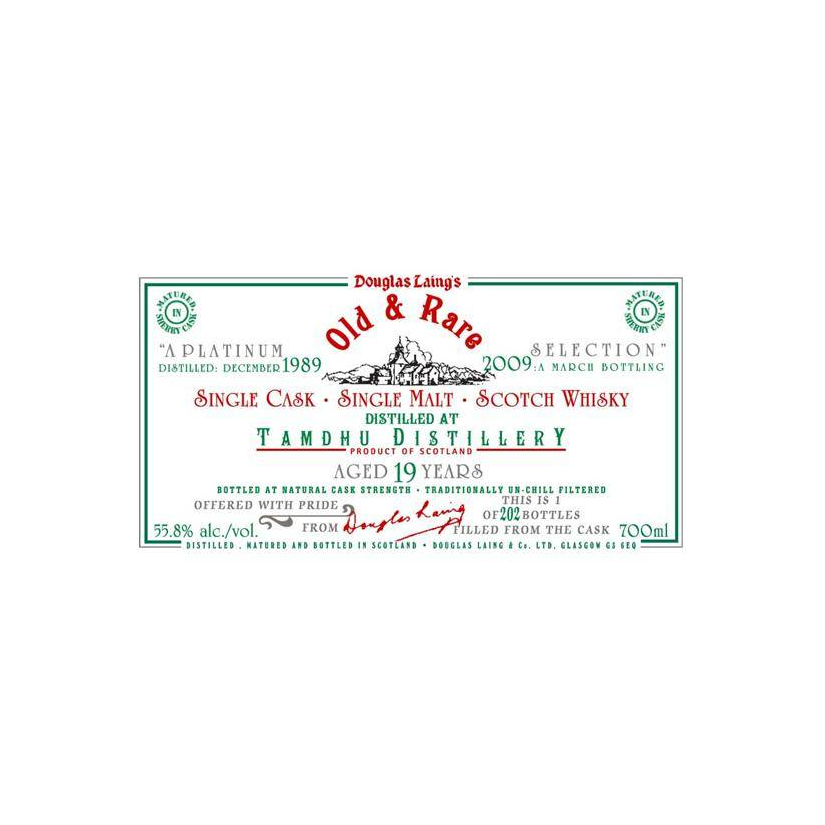 Tamdhu 1989 19 Years Single Malt Whisky 2